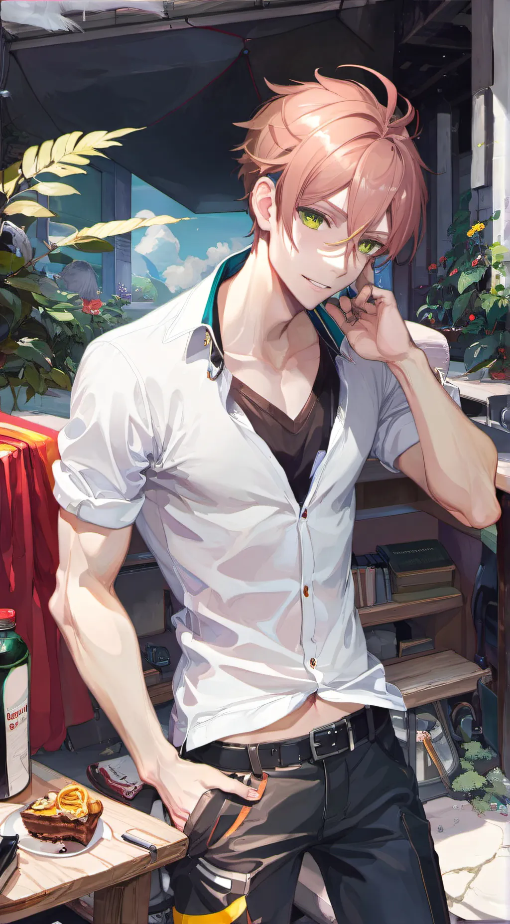 ai character: alex background