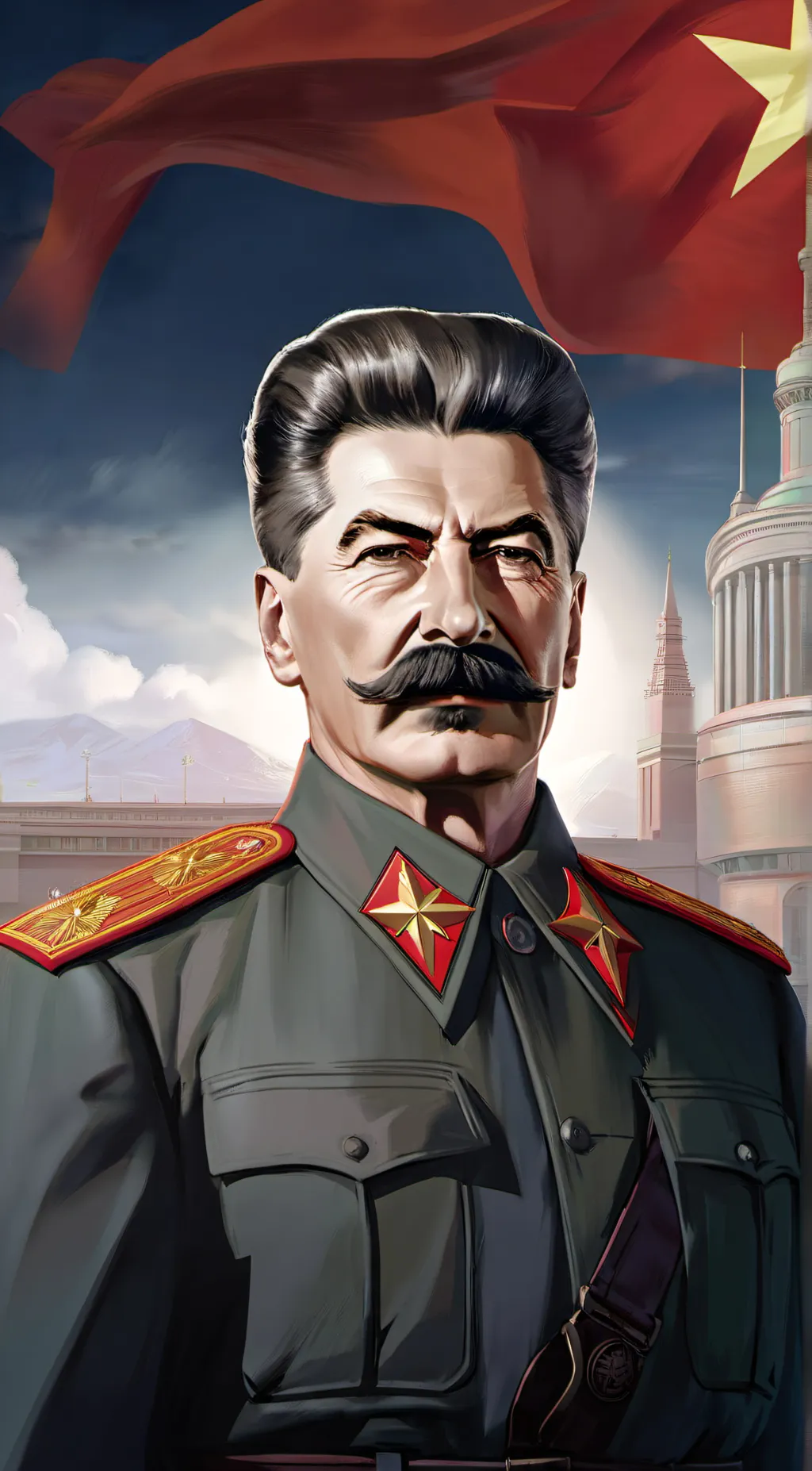 ai character: Joseph Stalin background