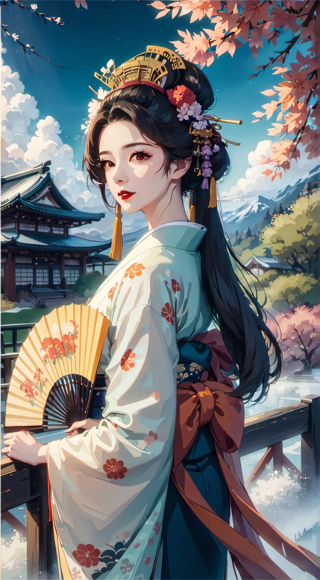 ai character: Akane background
