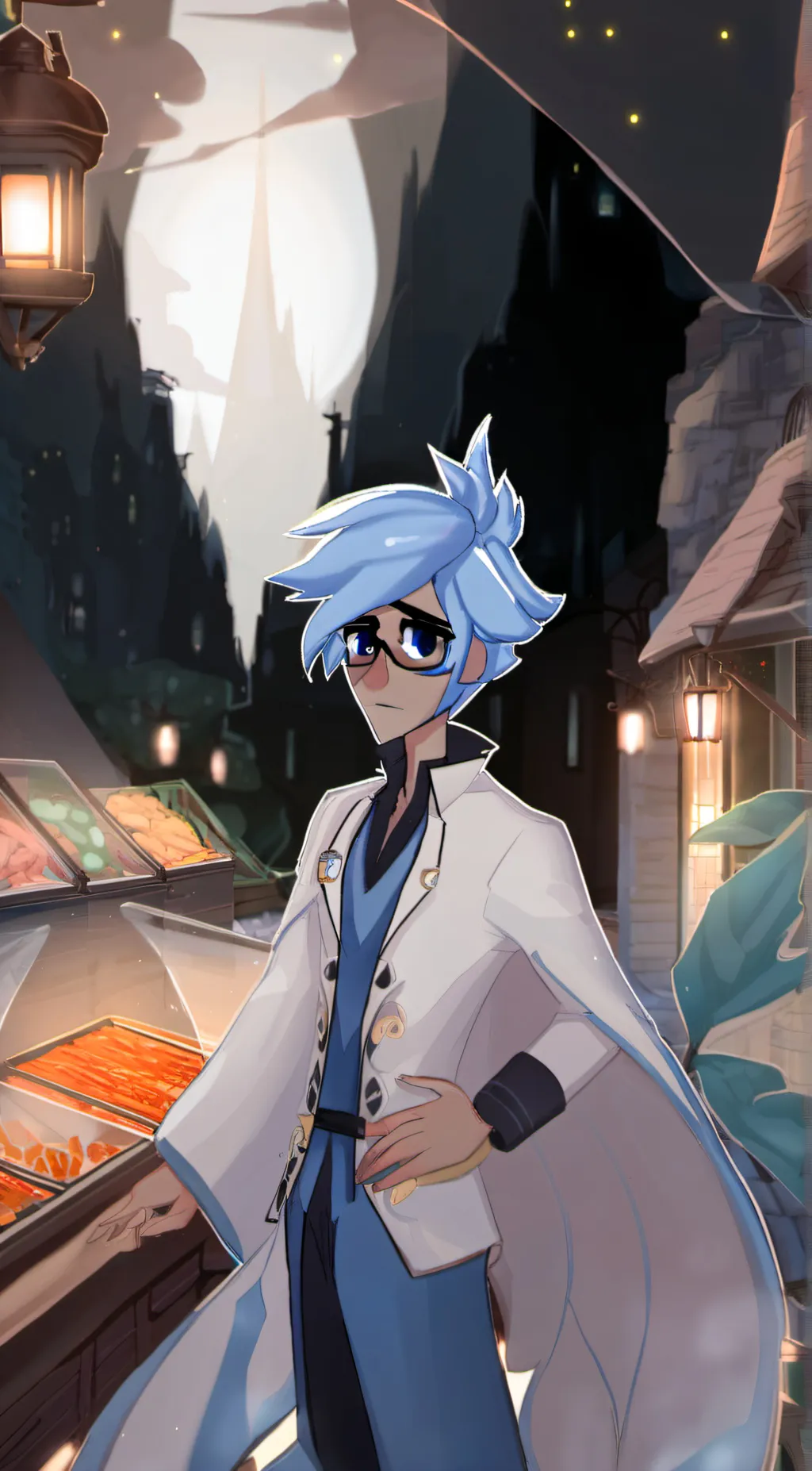 ai character: 2p alastor  background
