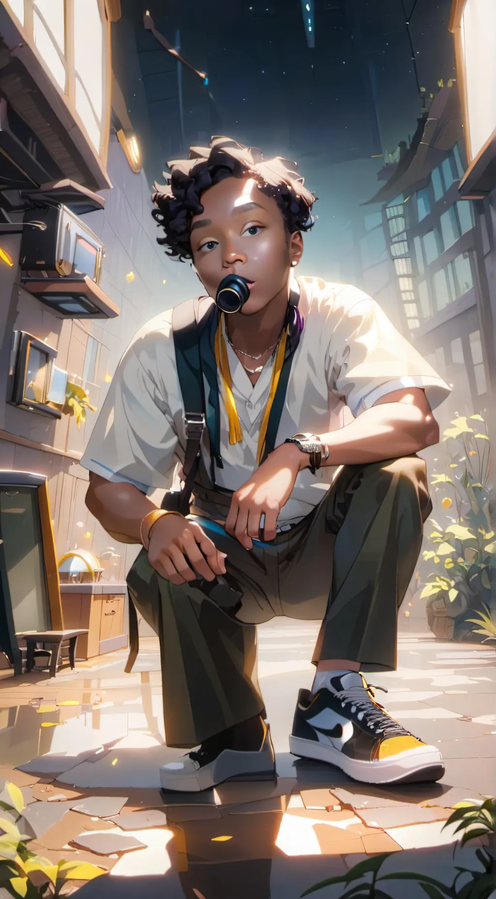 ai character: ishowspeed background