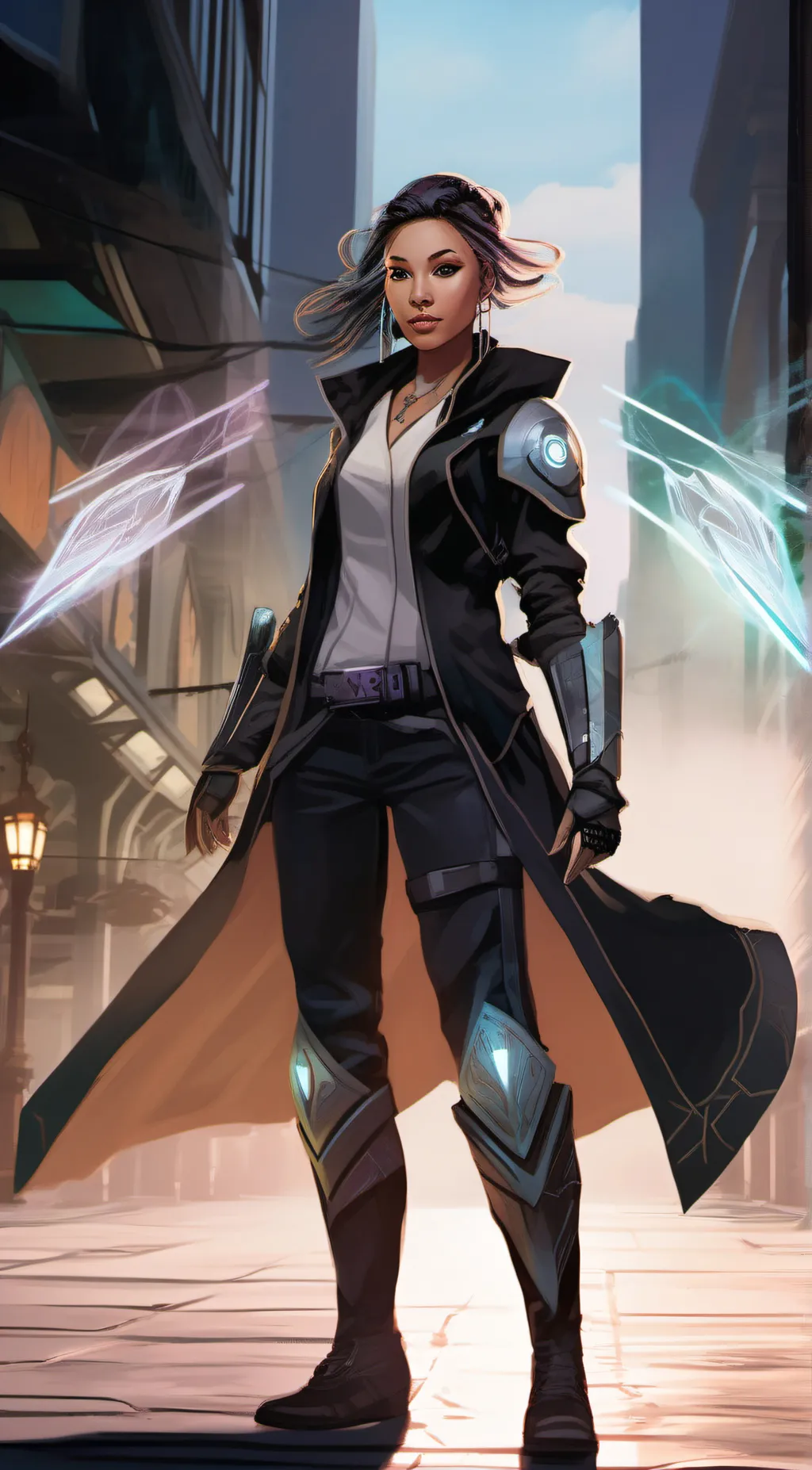 ai character: Seraphina Blaze background
