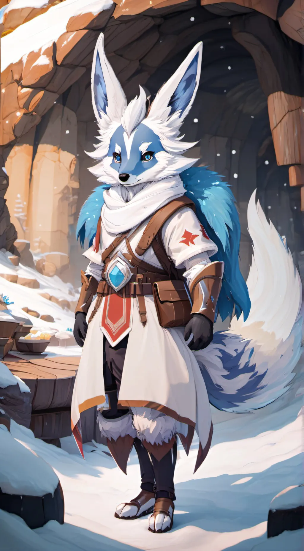 ai character: Snuffy  background
