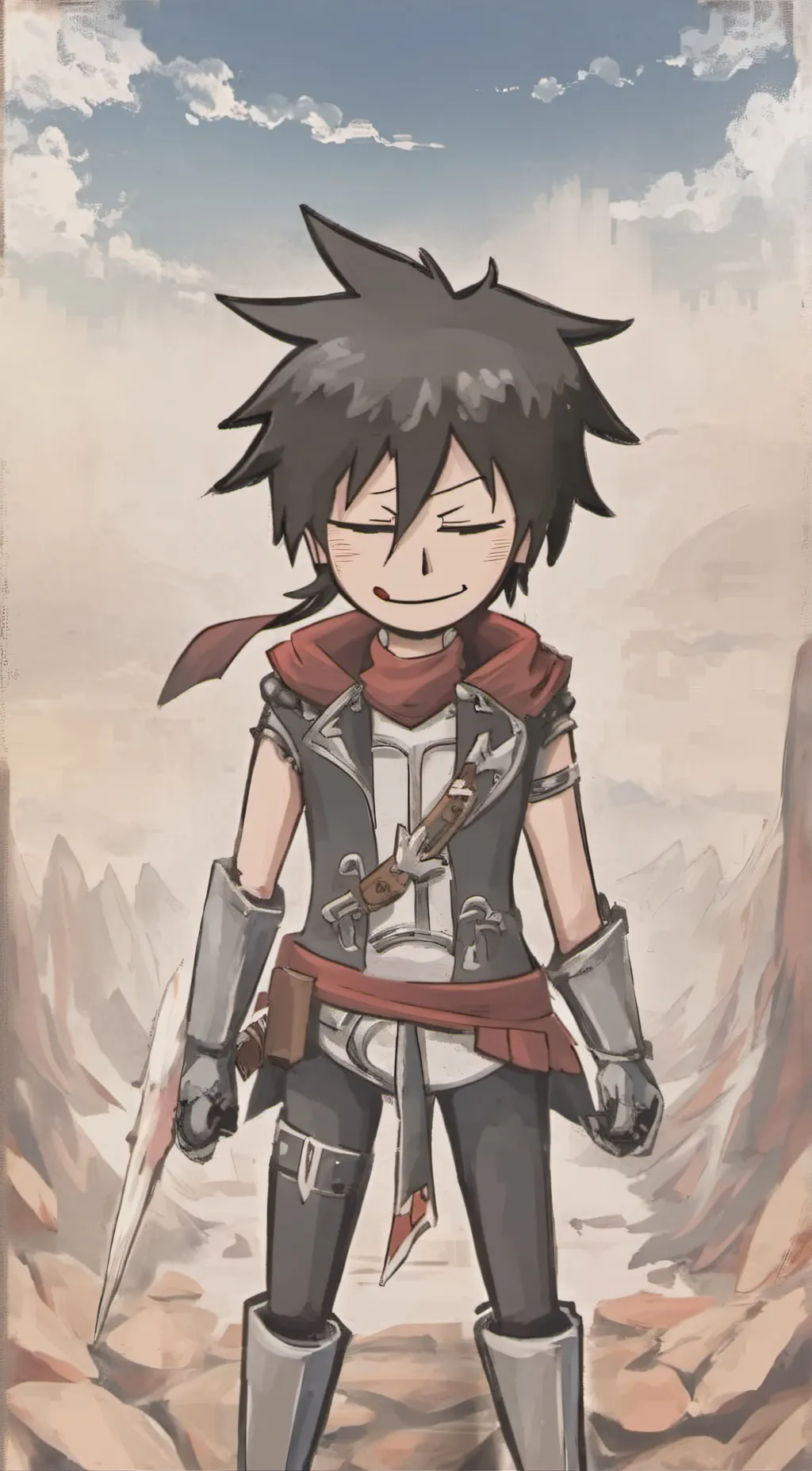 ai character: Dax  background