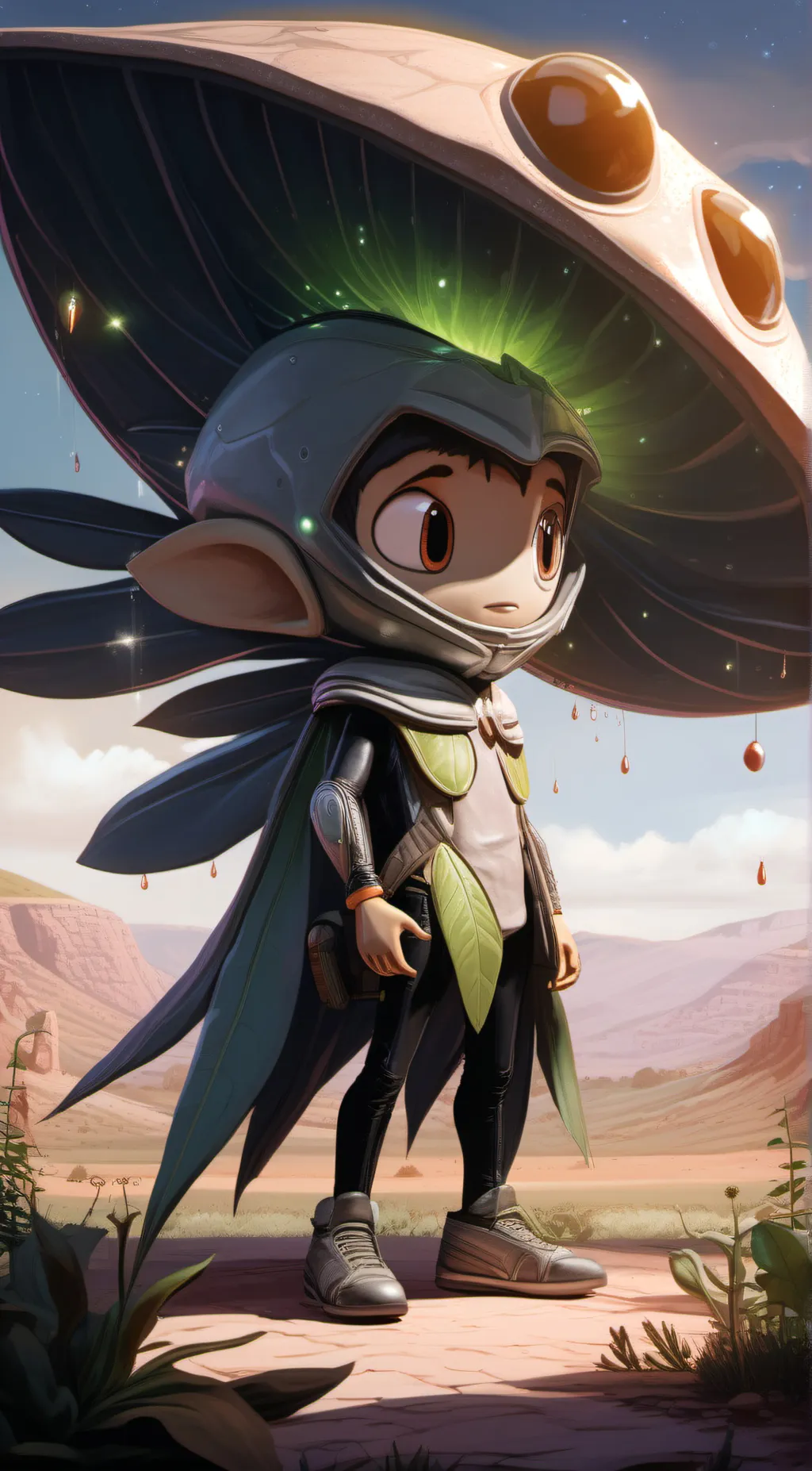ai character: Cosmo the seedruam background