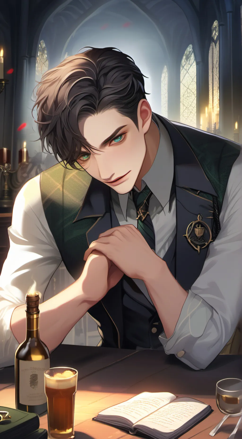 ai character: tom riddle background