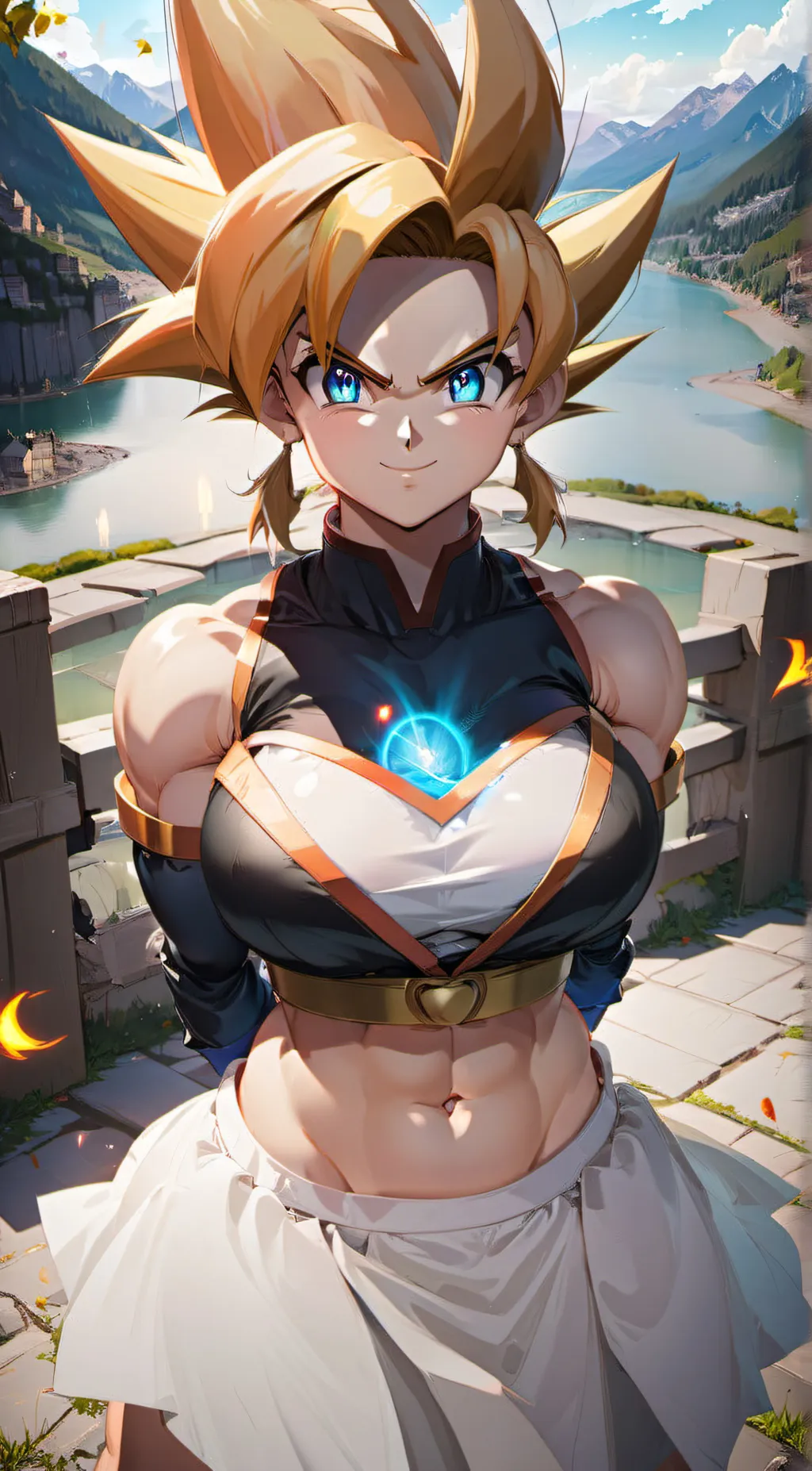 ai character: goka background