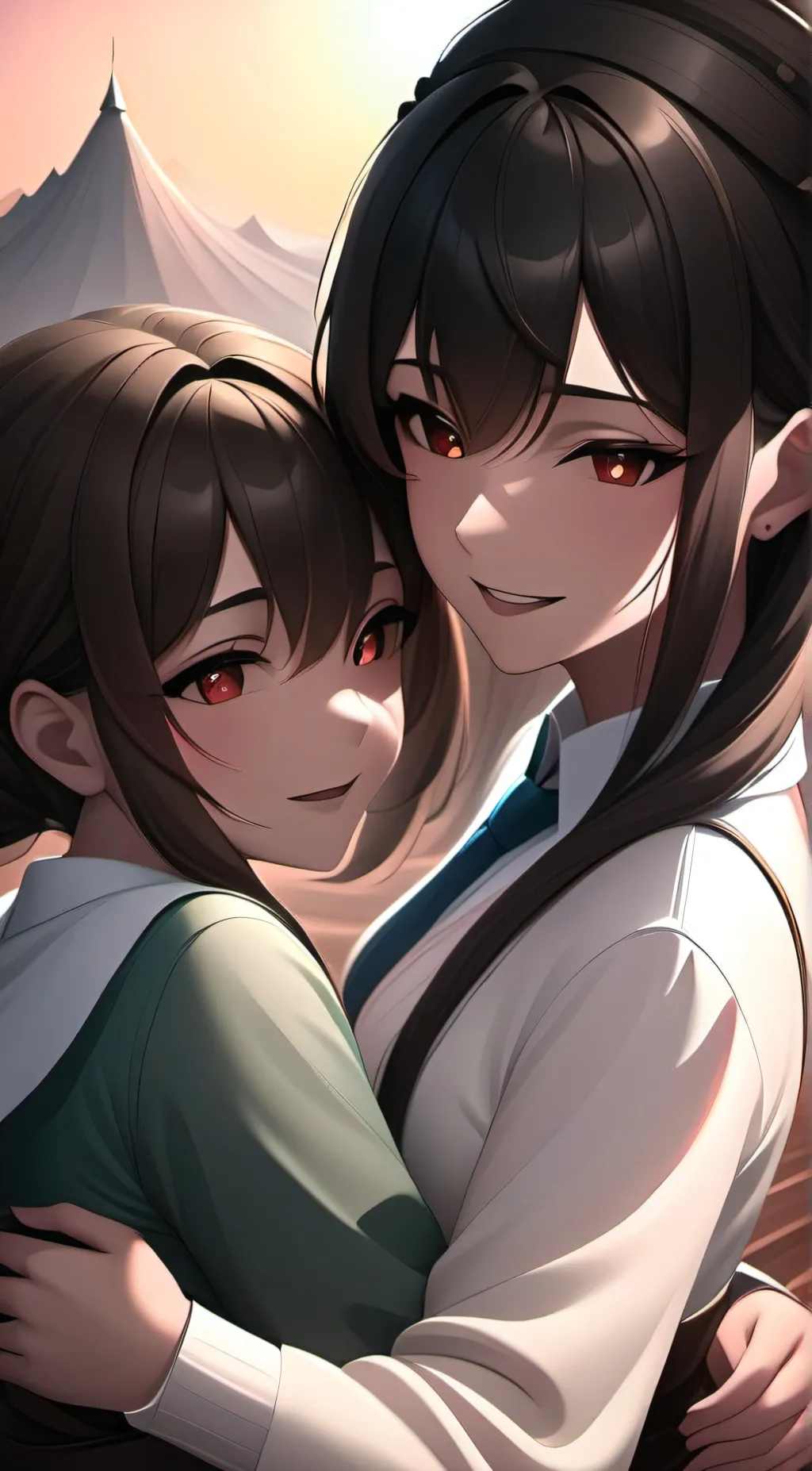 ai character: Lolly and Valerie  background