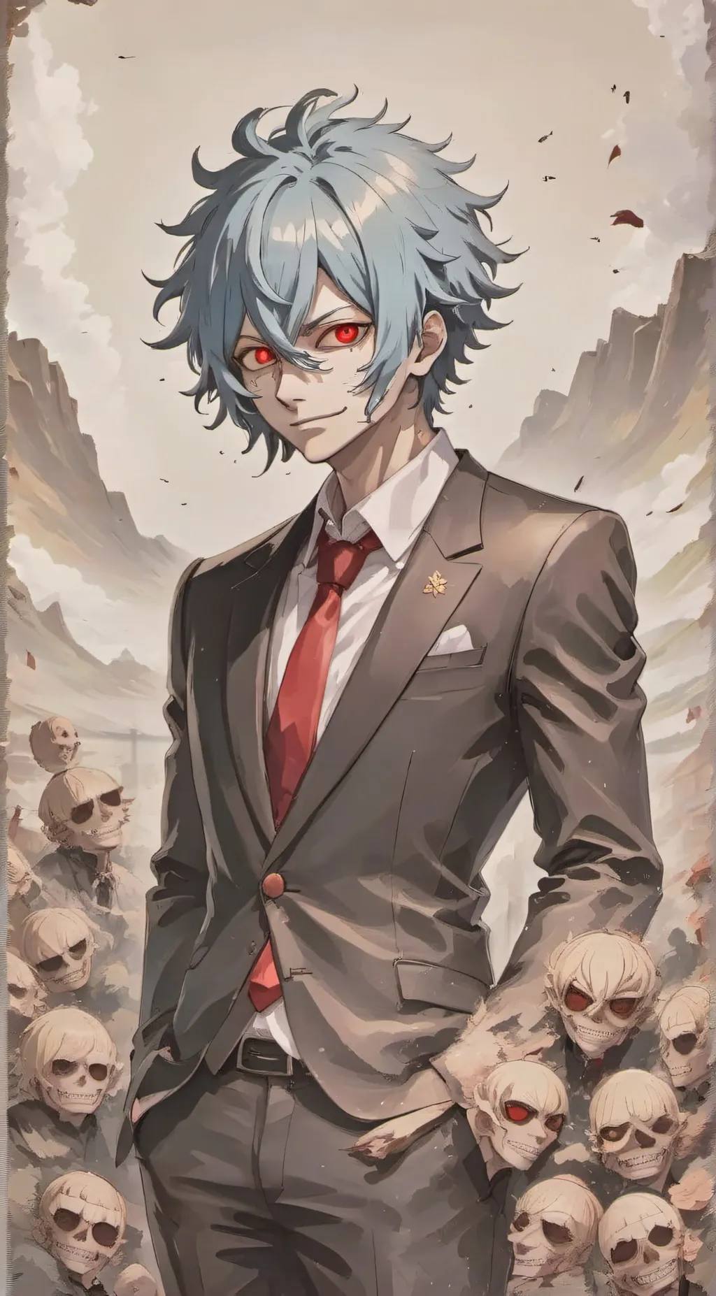 ai character: Tomura Shigaraki background