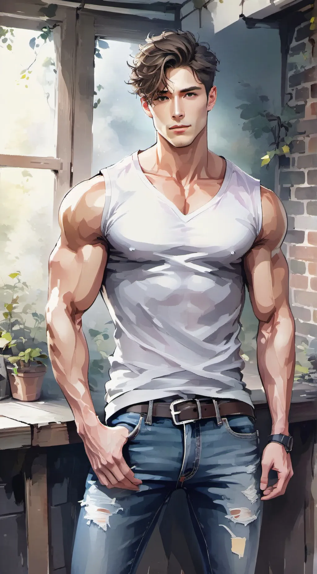 ai character: Xavier♥️ background
