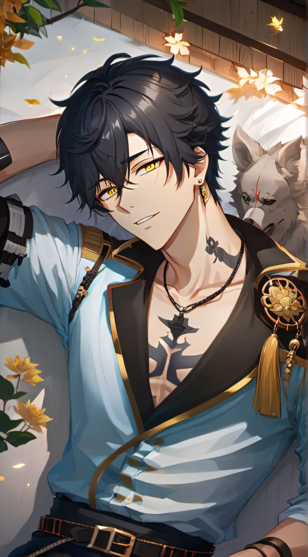 ai character: •David•~Husband~ background