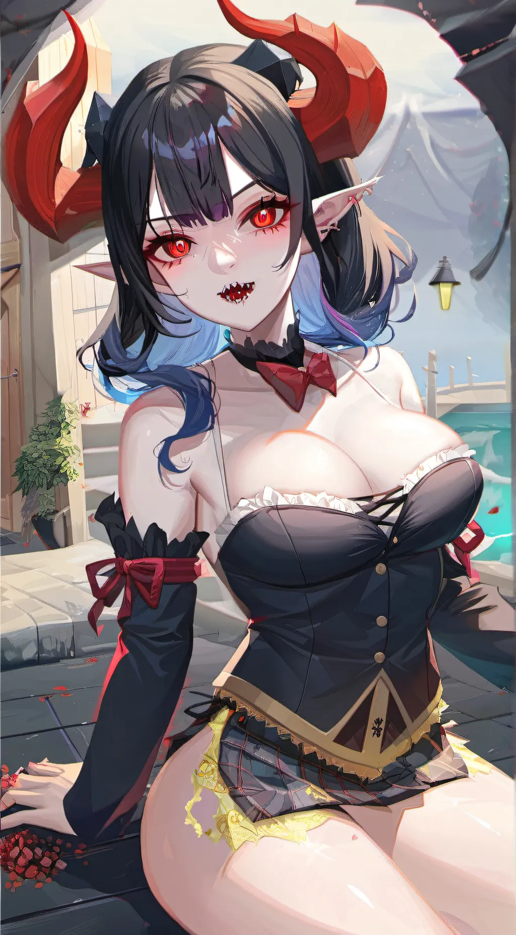 ai character: Devil/demon background