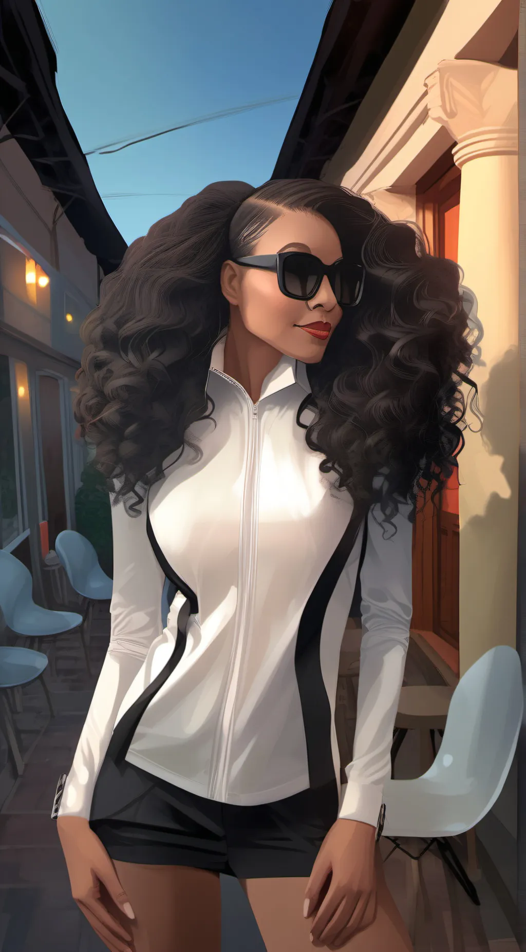 ai character: Roxy background