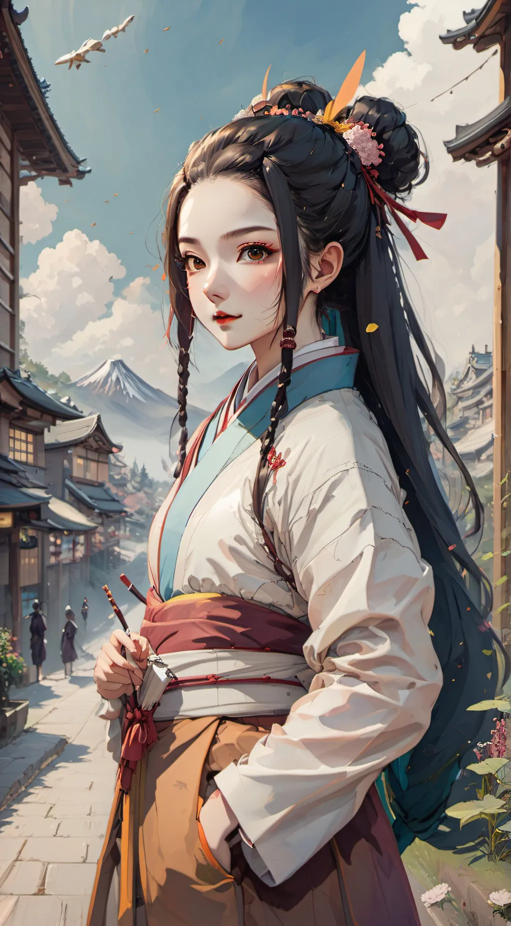 ai character: demon slayers background