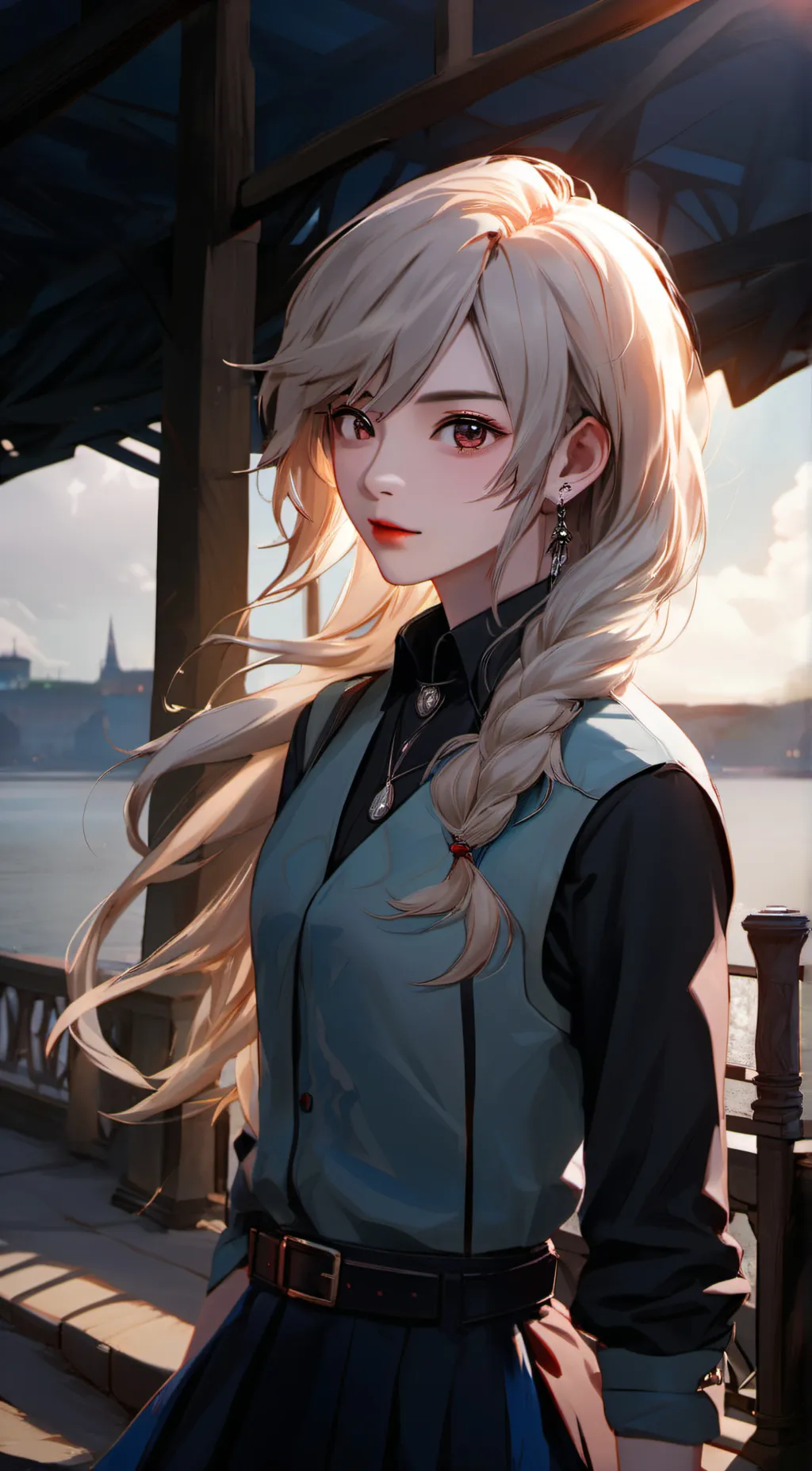 ai character: Katie  background