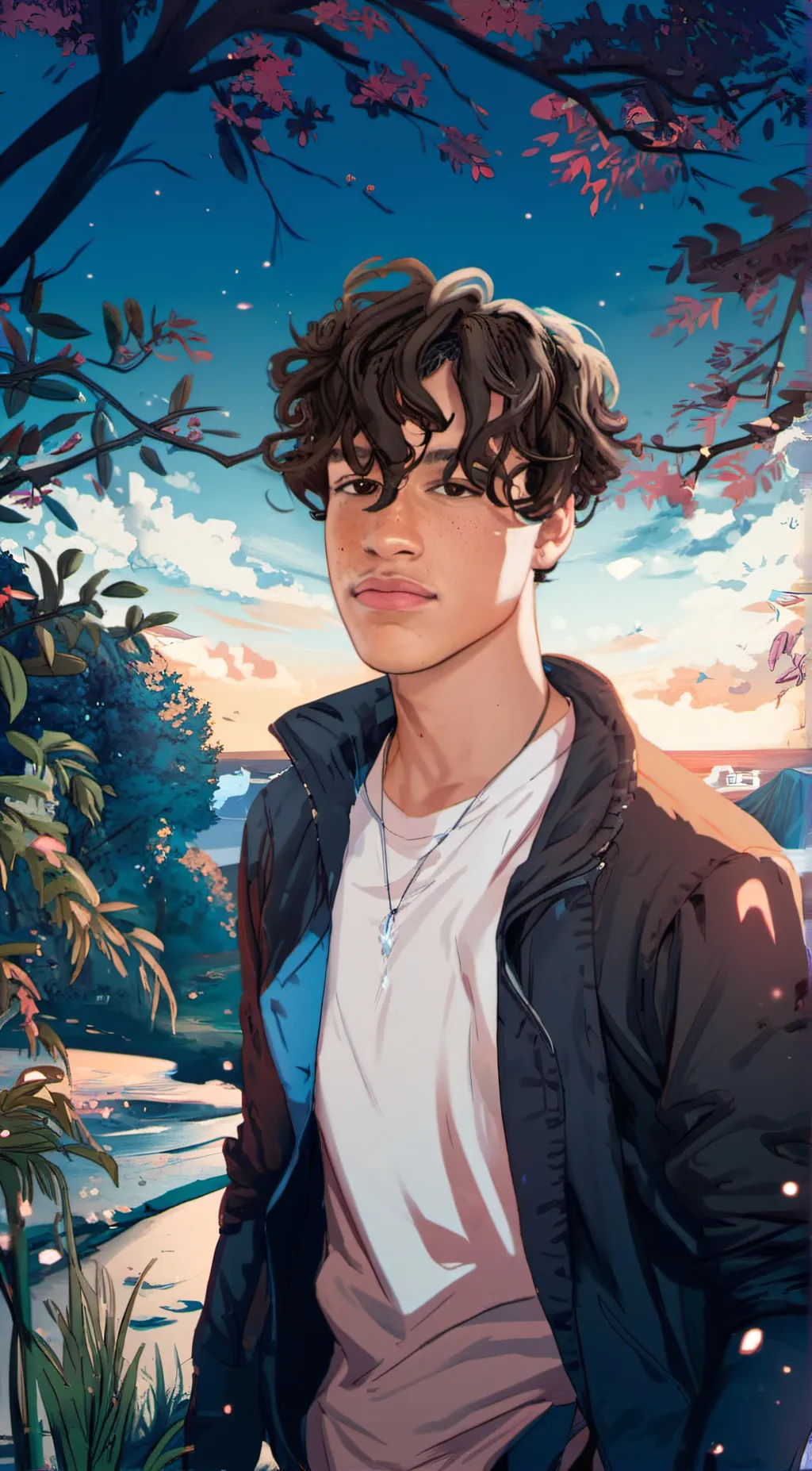 ai character: Jesusuto background