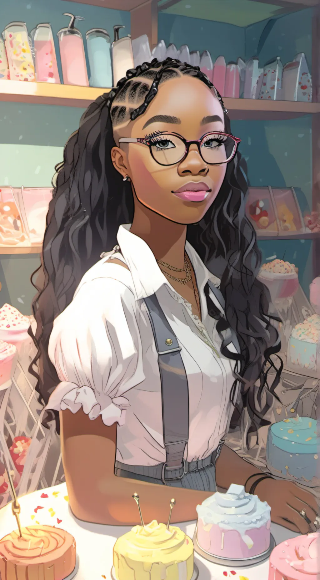 ai character: Keiko background