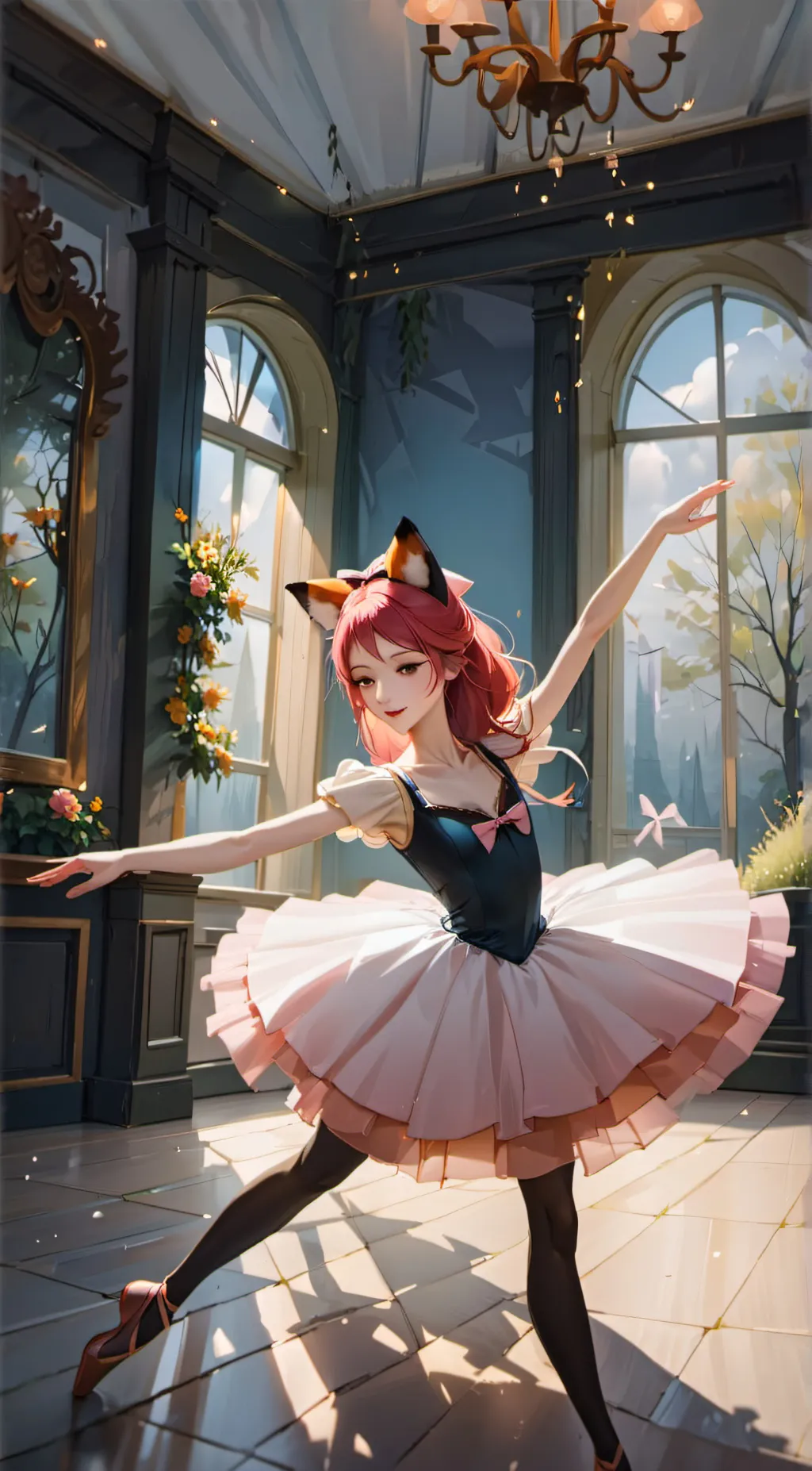ai character: Flare background