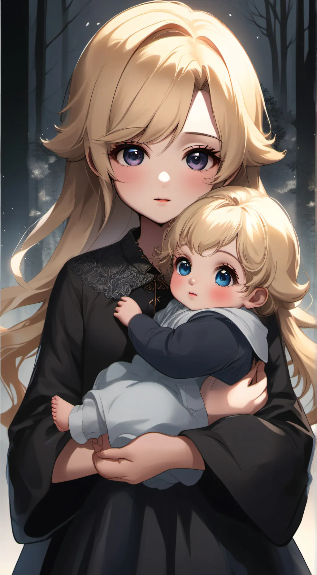 ai character: Bella and sis background