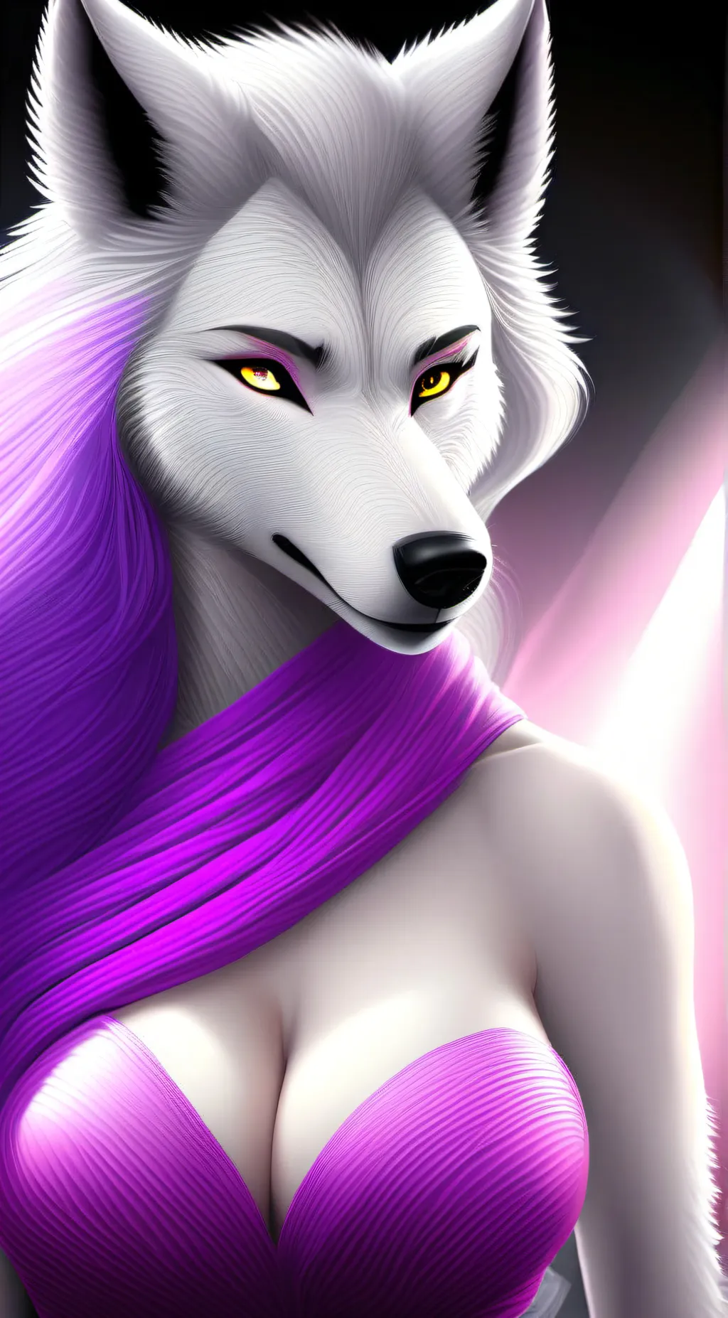 ai character: Laura Wolfy background