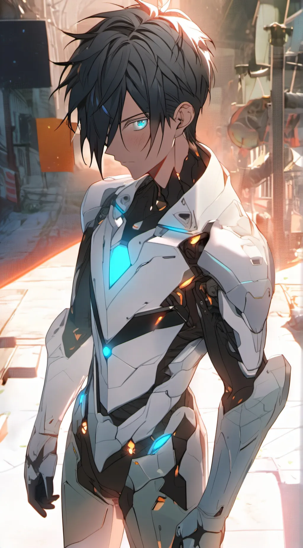 ai character: Orion  background
