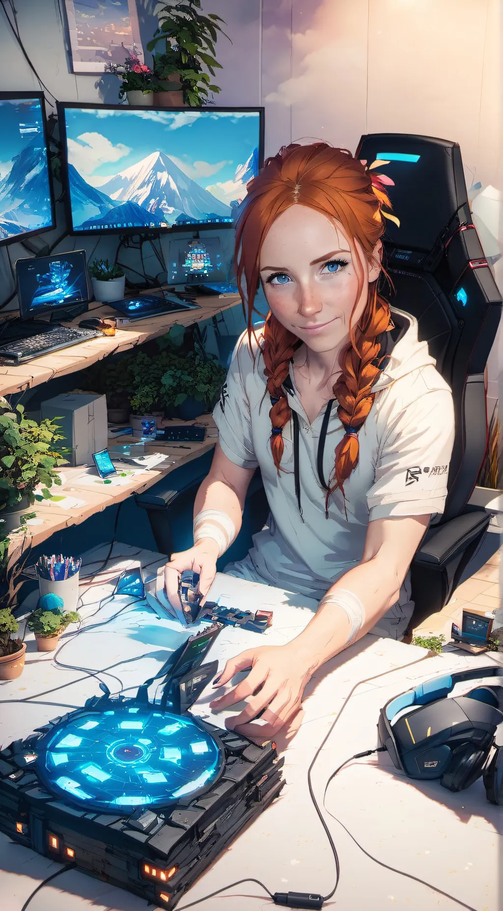 ai character: Pico Mause background