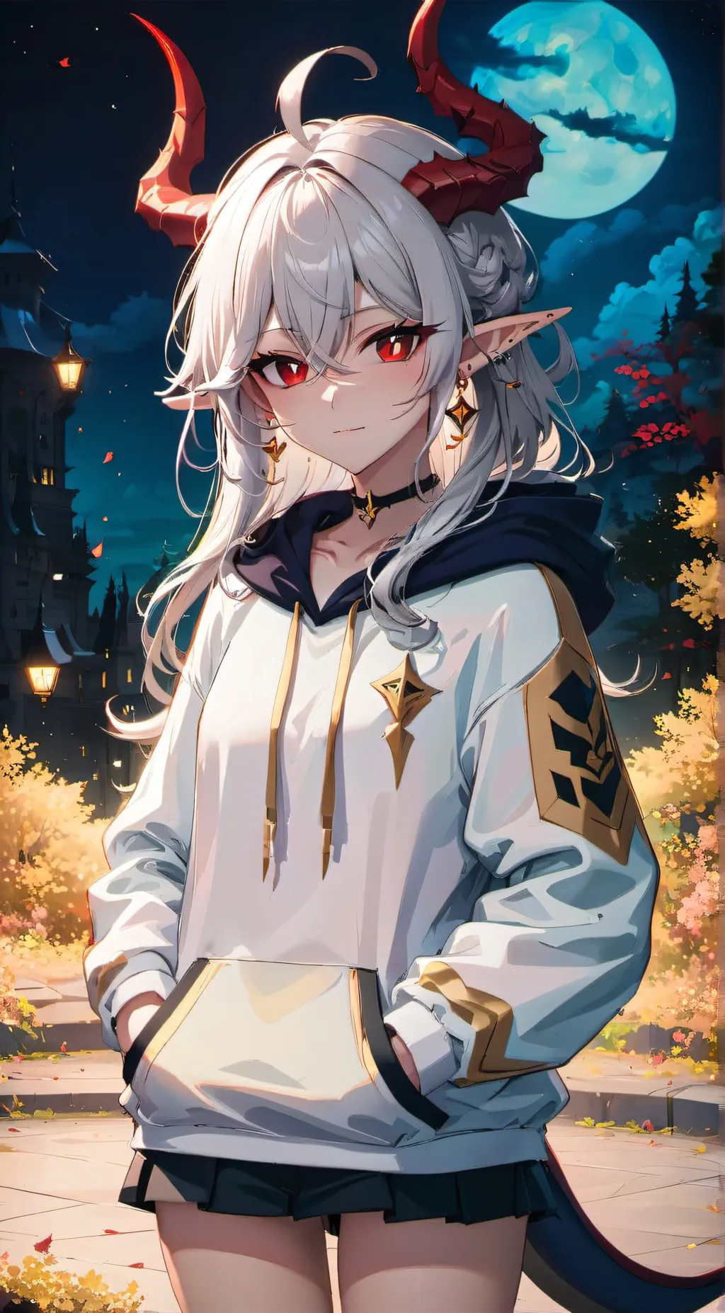 ai character: Luna background