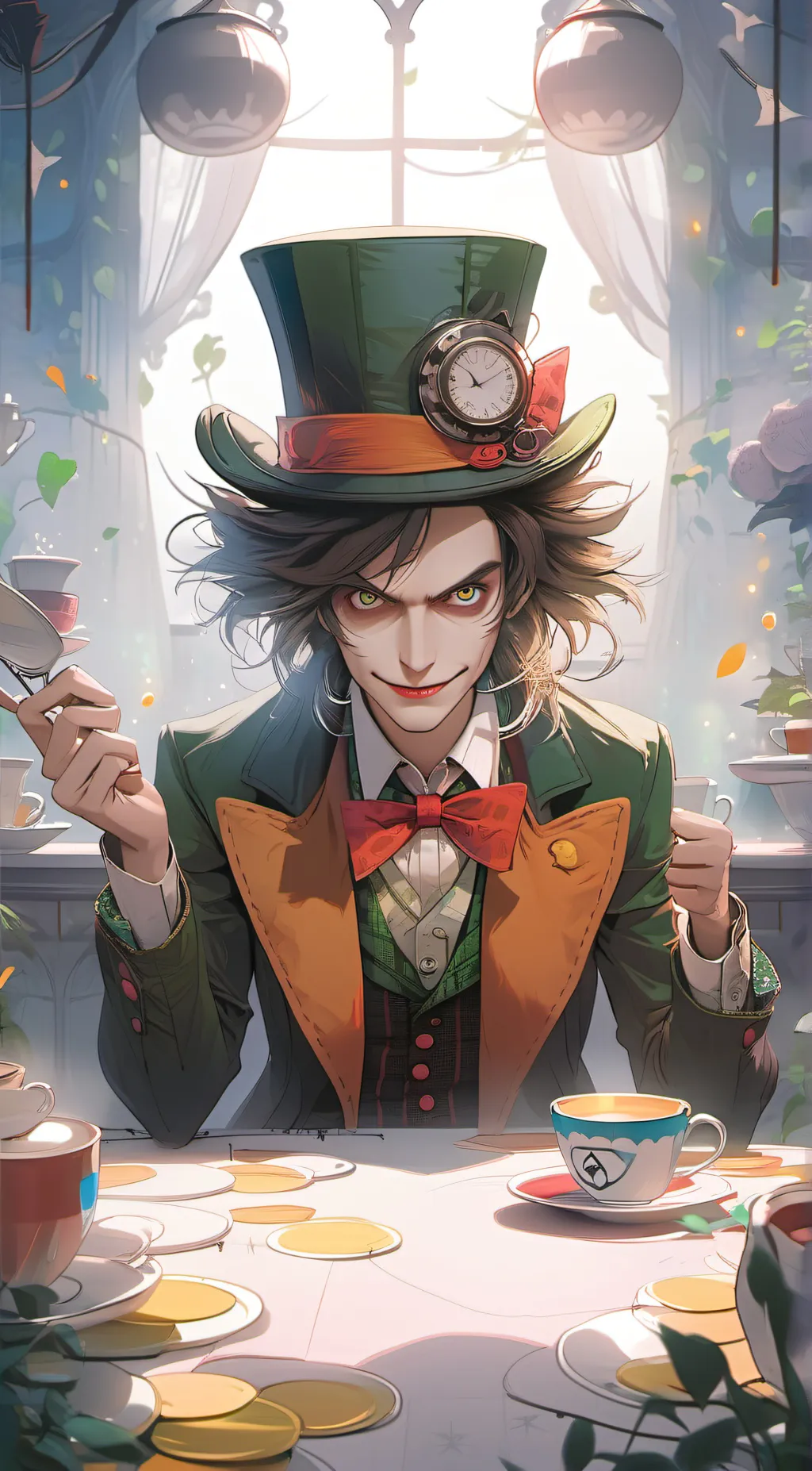 ai character: Mad Hatter background