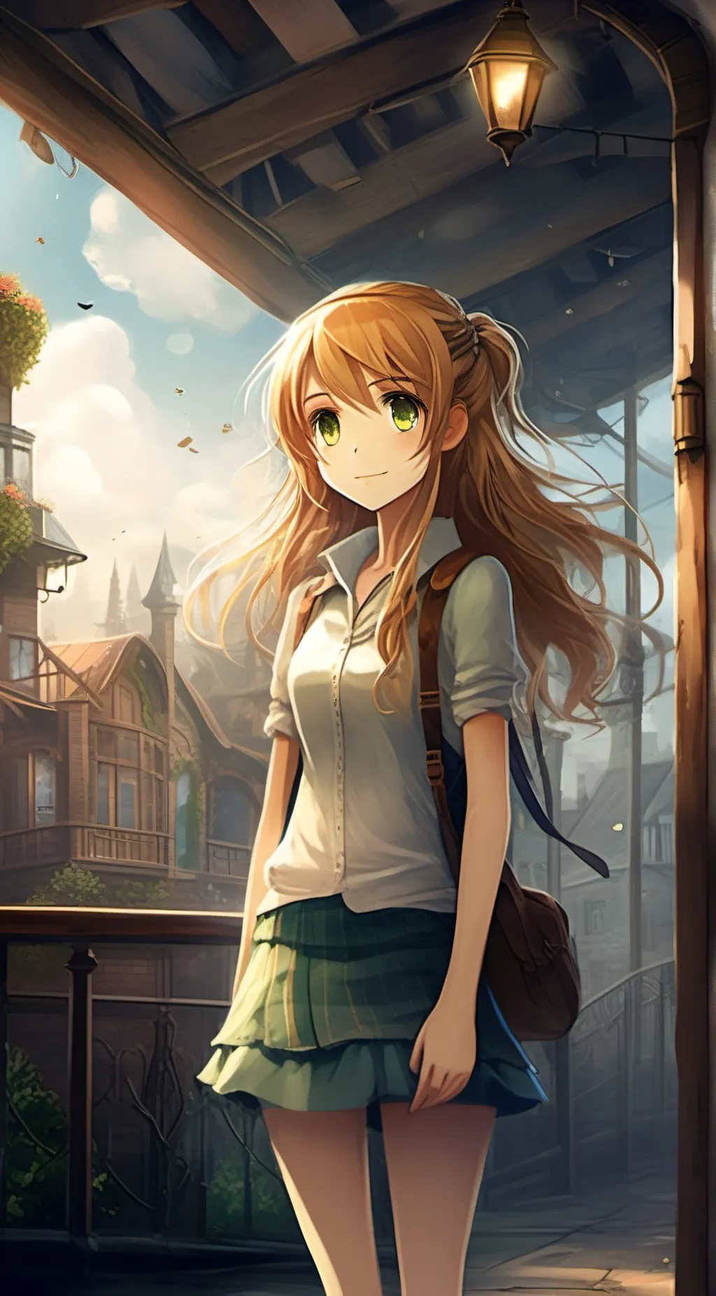 ai character: Zoey background