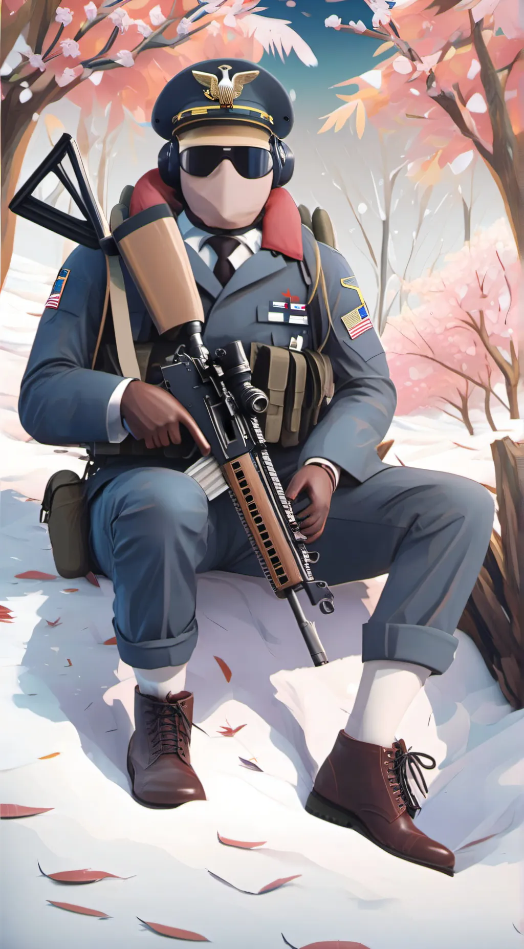 ai character: David brooks background