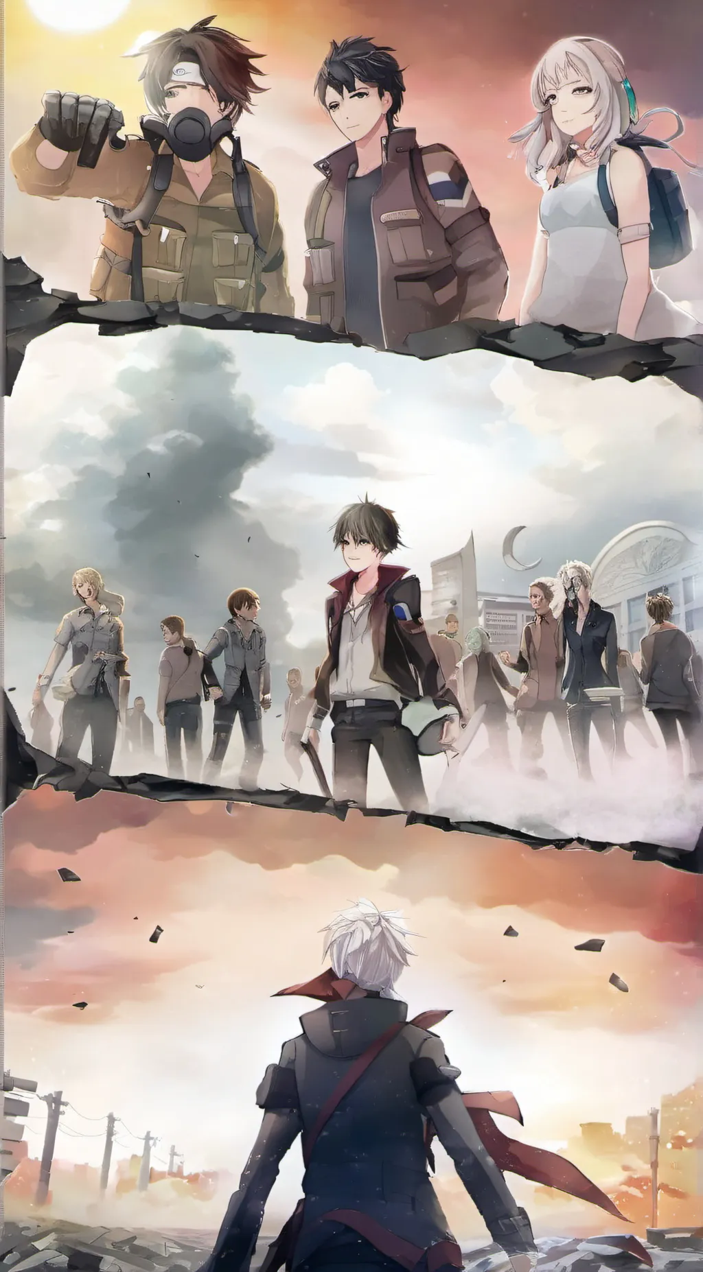 ai character: Gacha heat boy background