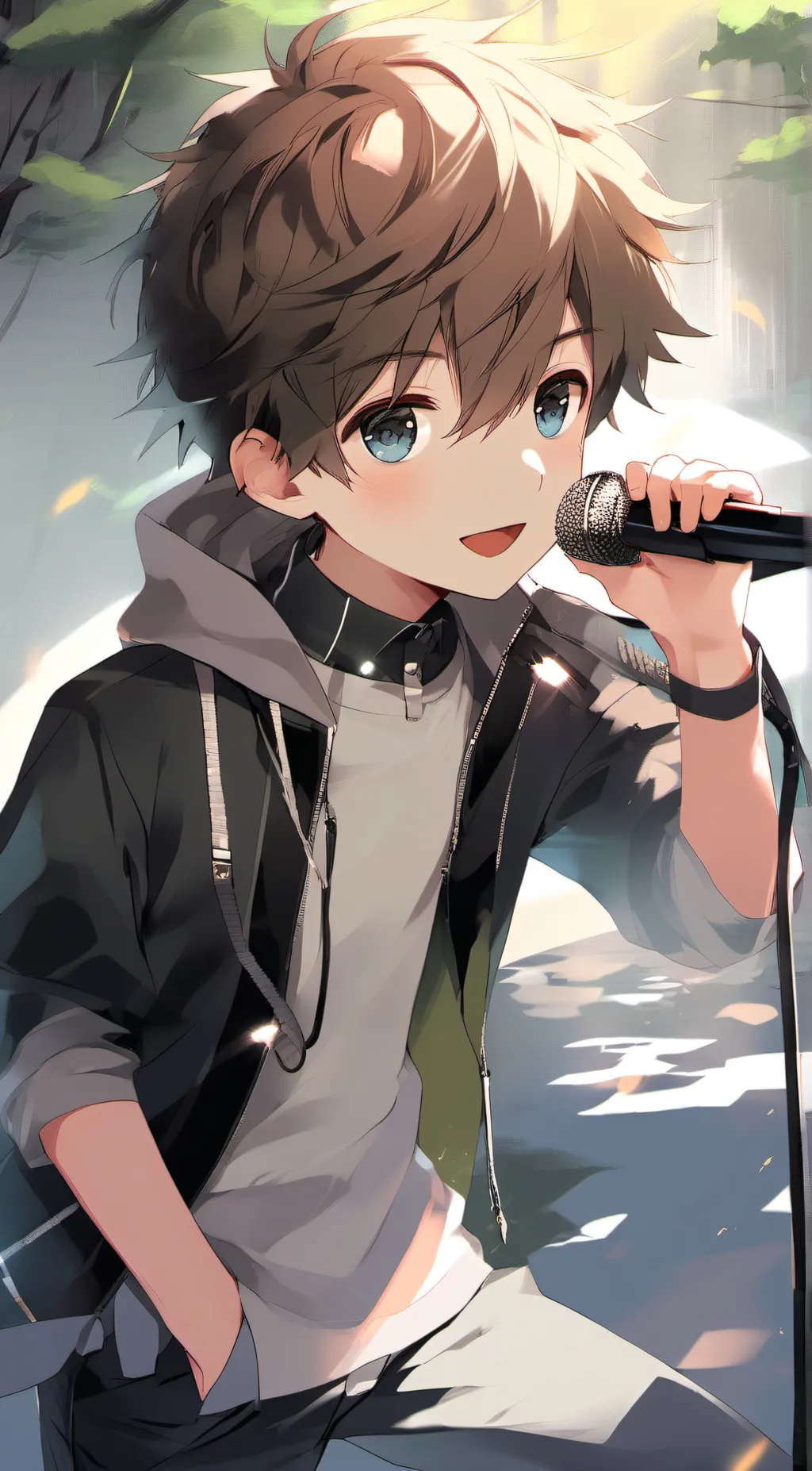 ai character: Ashton background