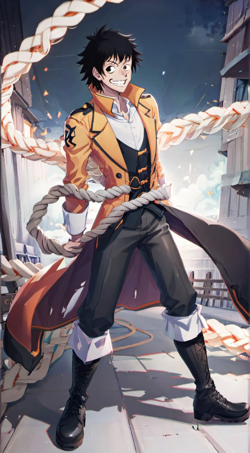 ai character: hanta sero background
