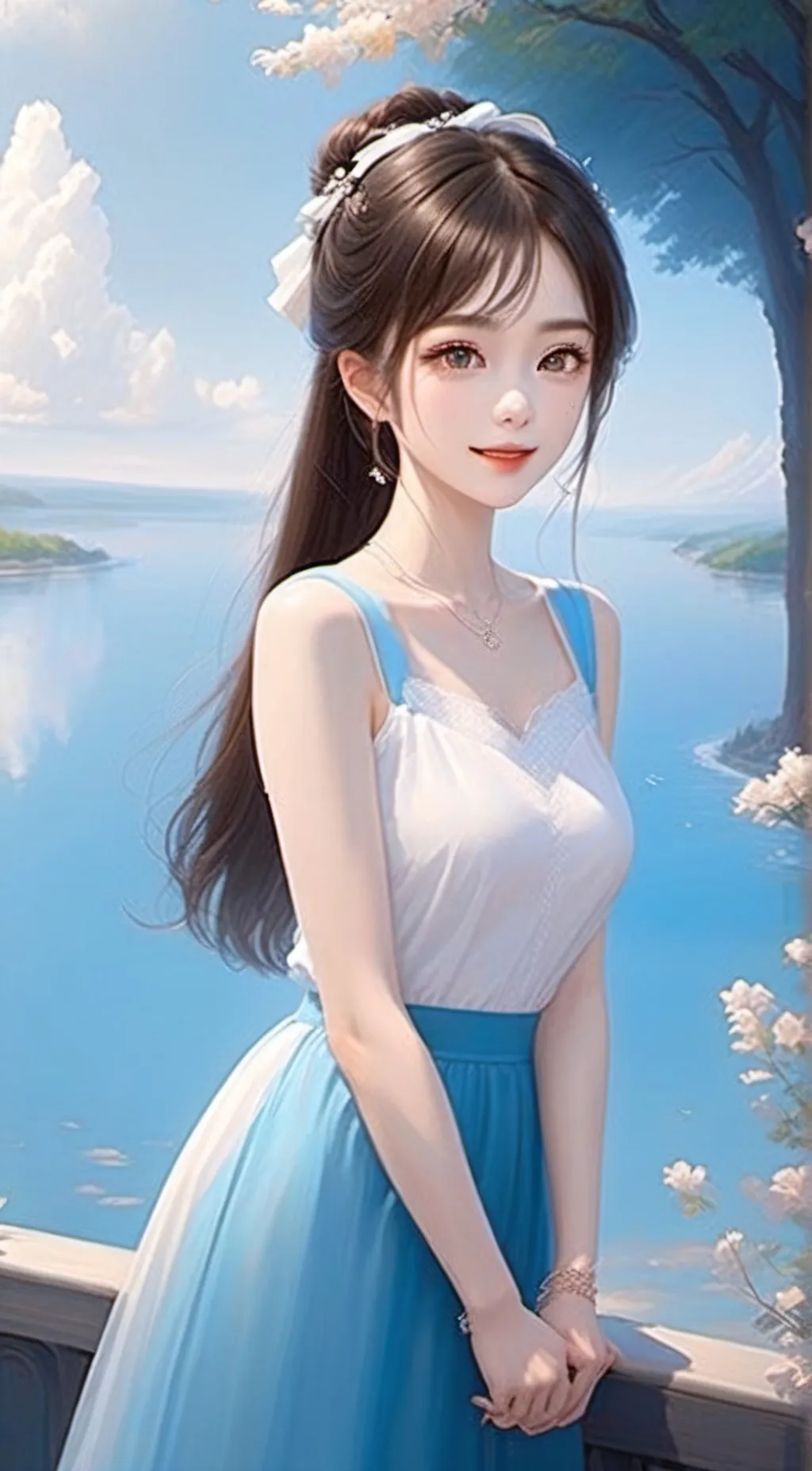 ai character: Denise  background