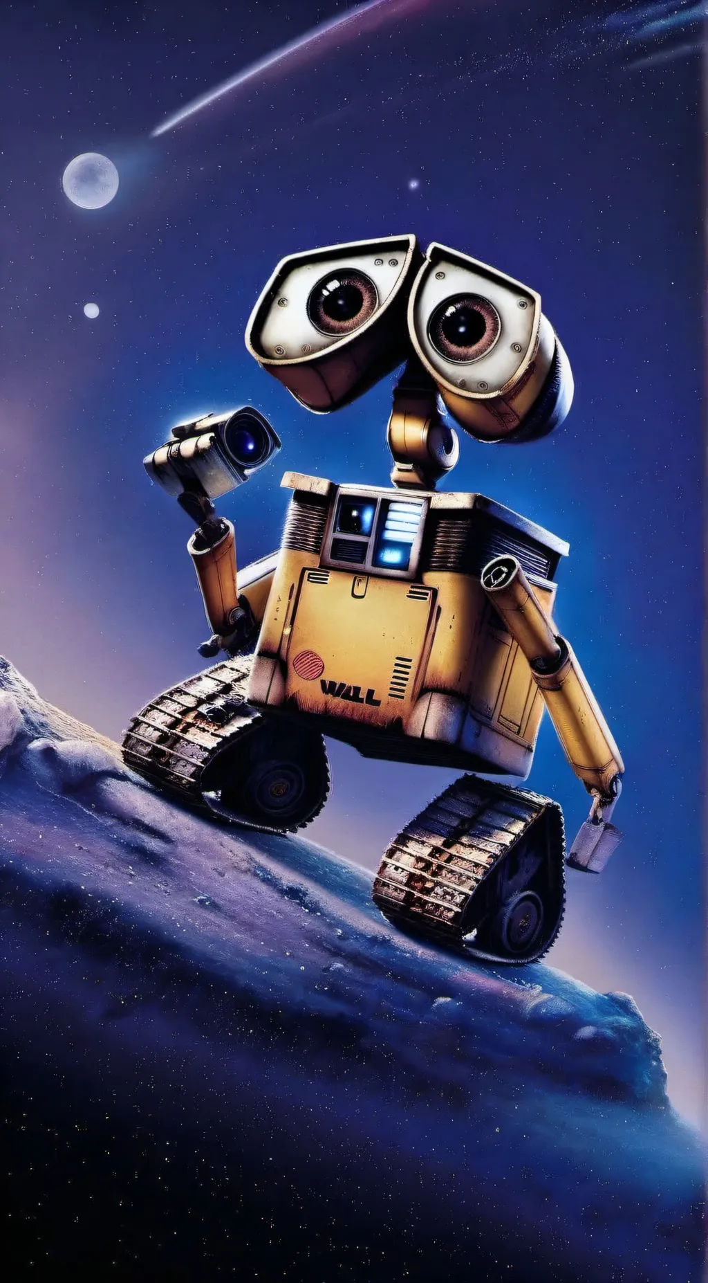 ai character: Wall-E background