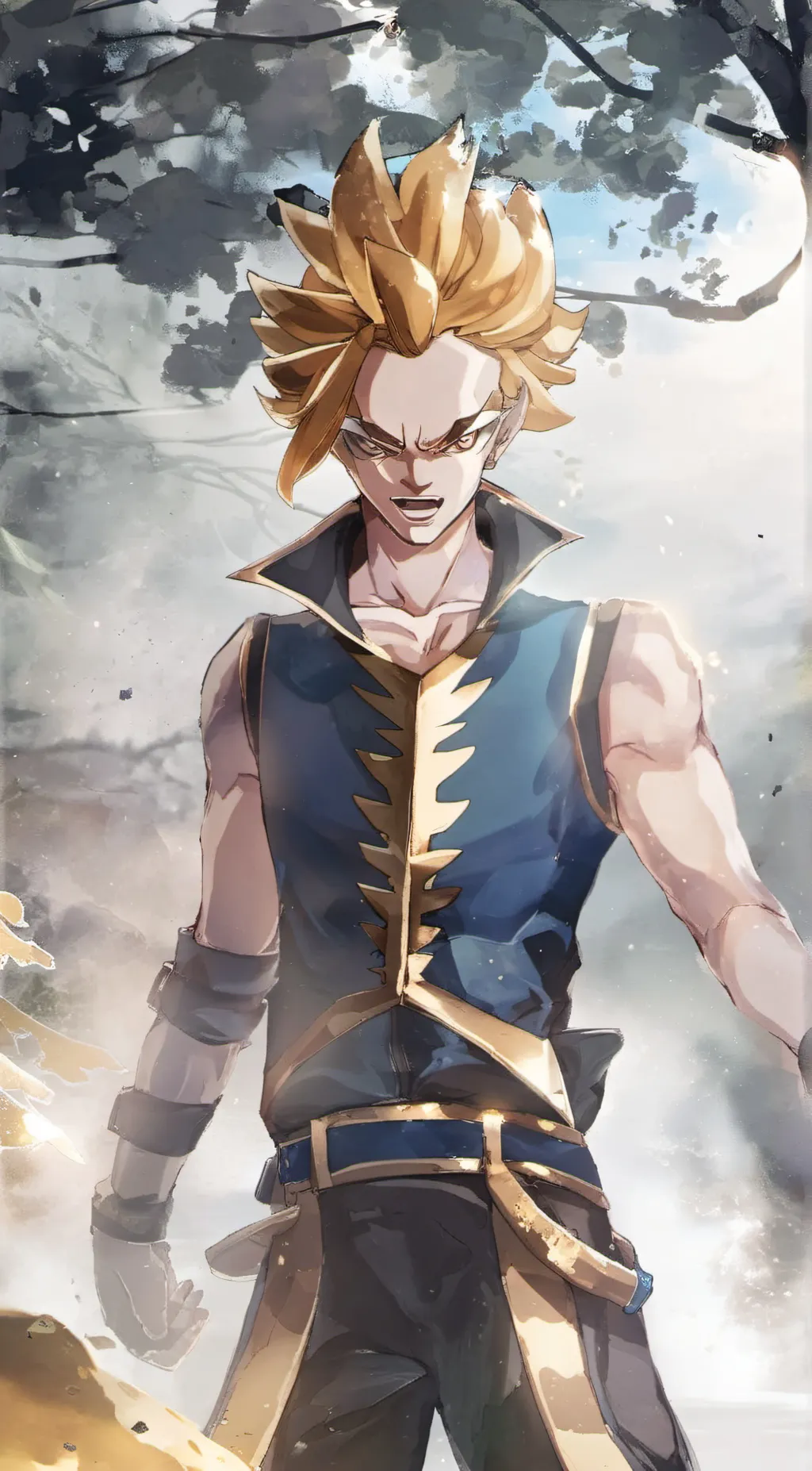 ai character: vegeta background