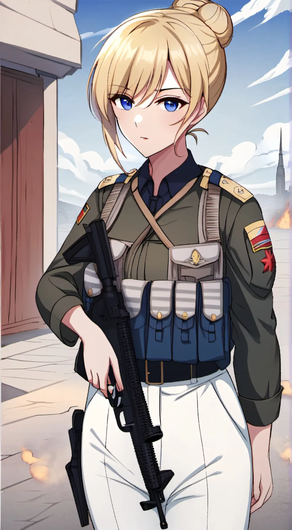 ai character: Jessie Parker  background