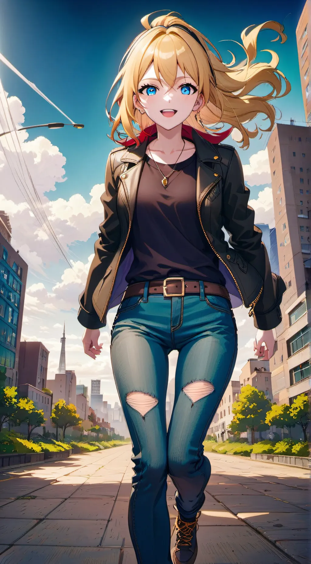 ai character: Tyla background