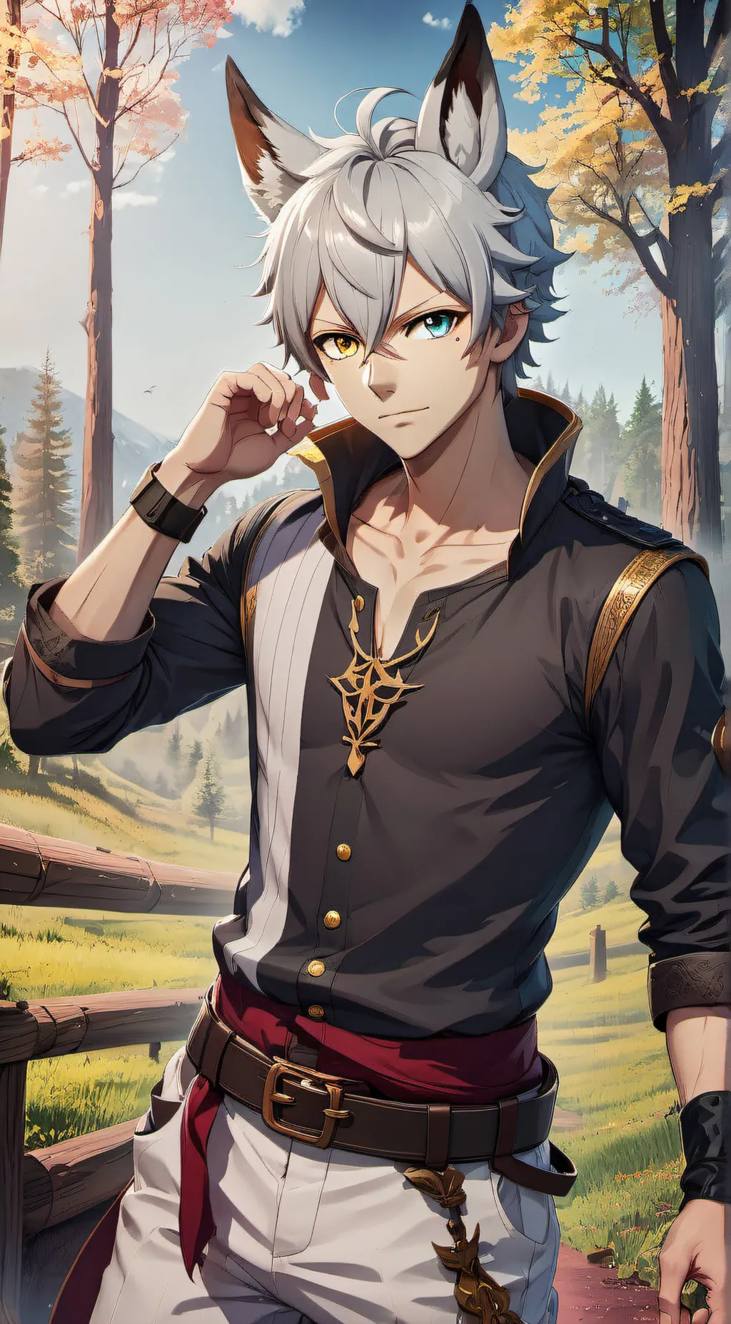 ai character: Lycos Ogami background