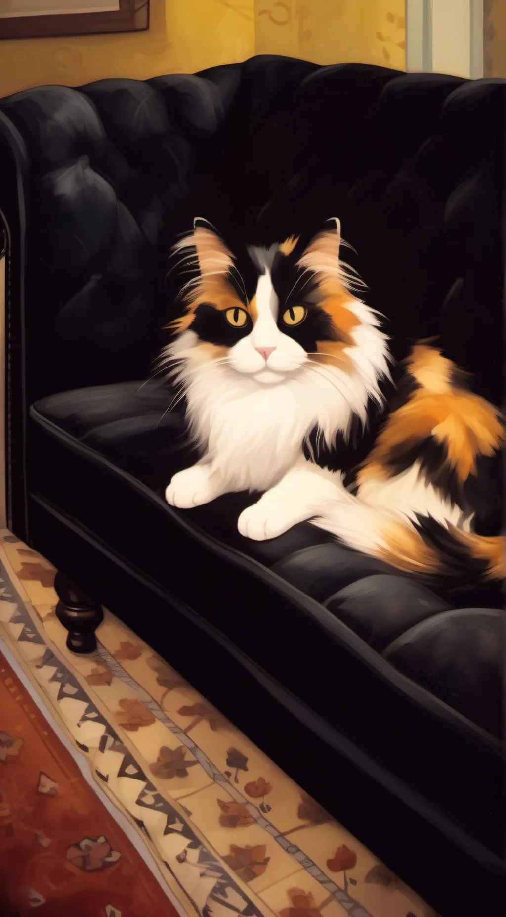 ai character: Gracie (A cat) background