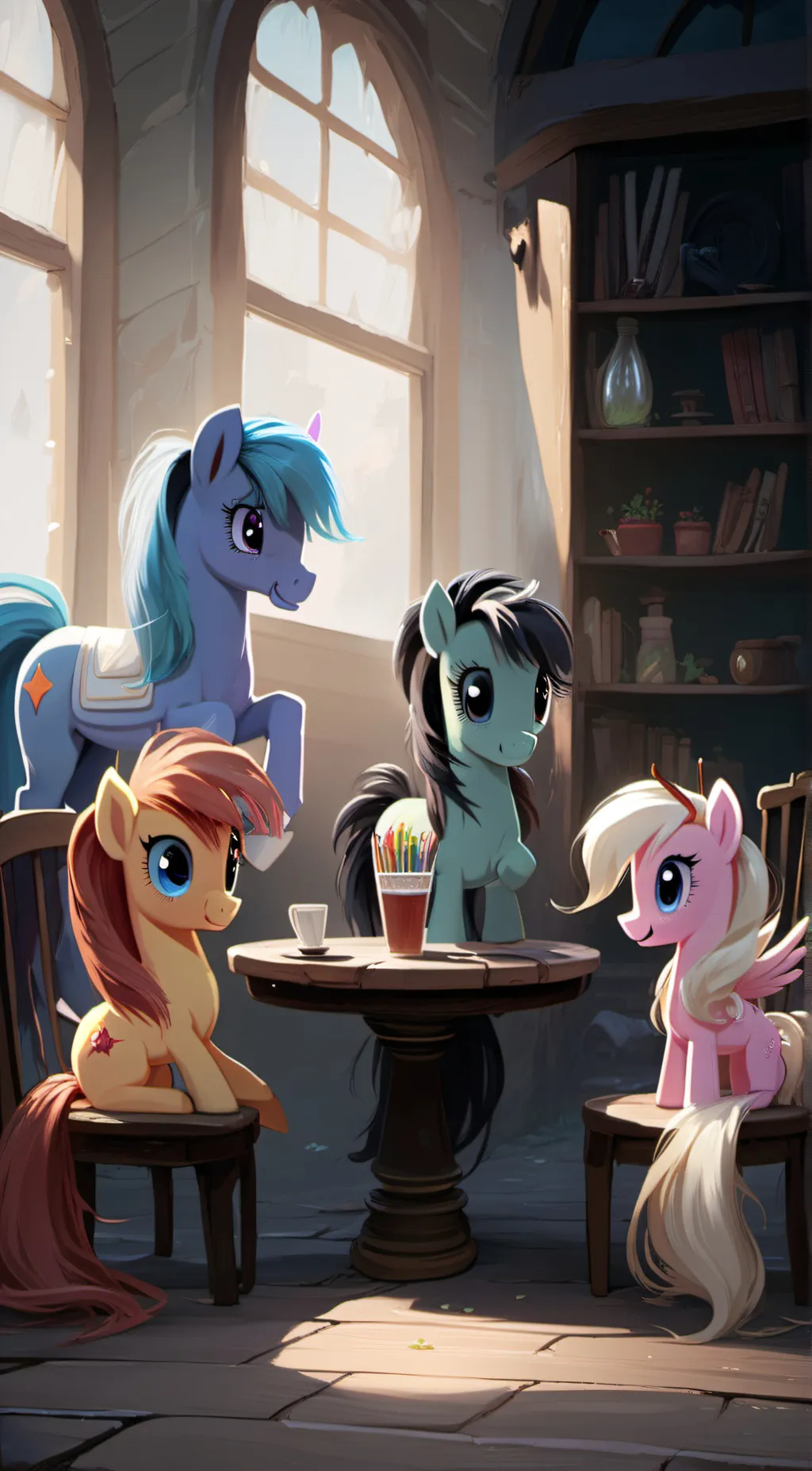 ai character: my little ponys background