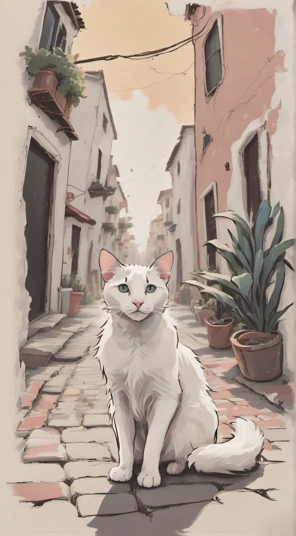 ai character: Frosty background