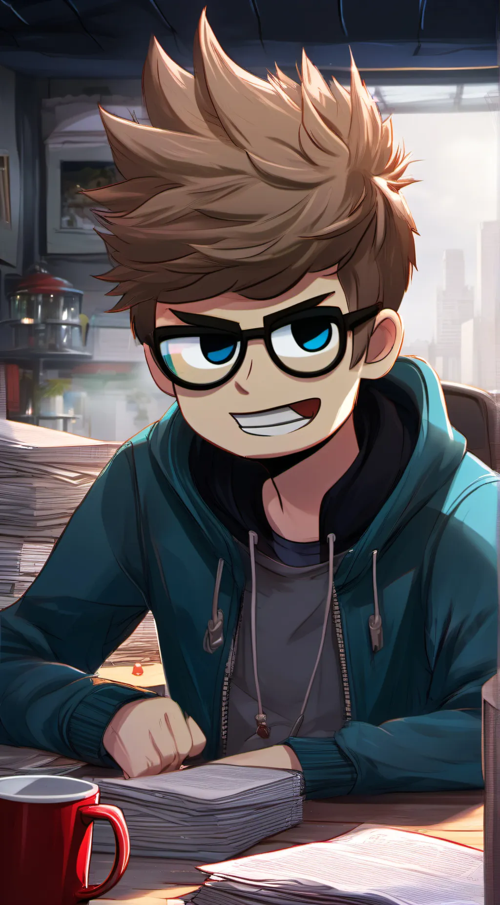 ai character: tom background