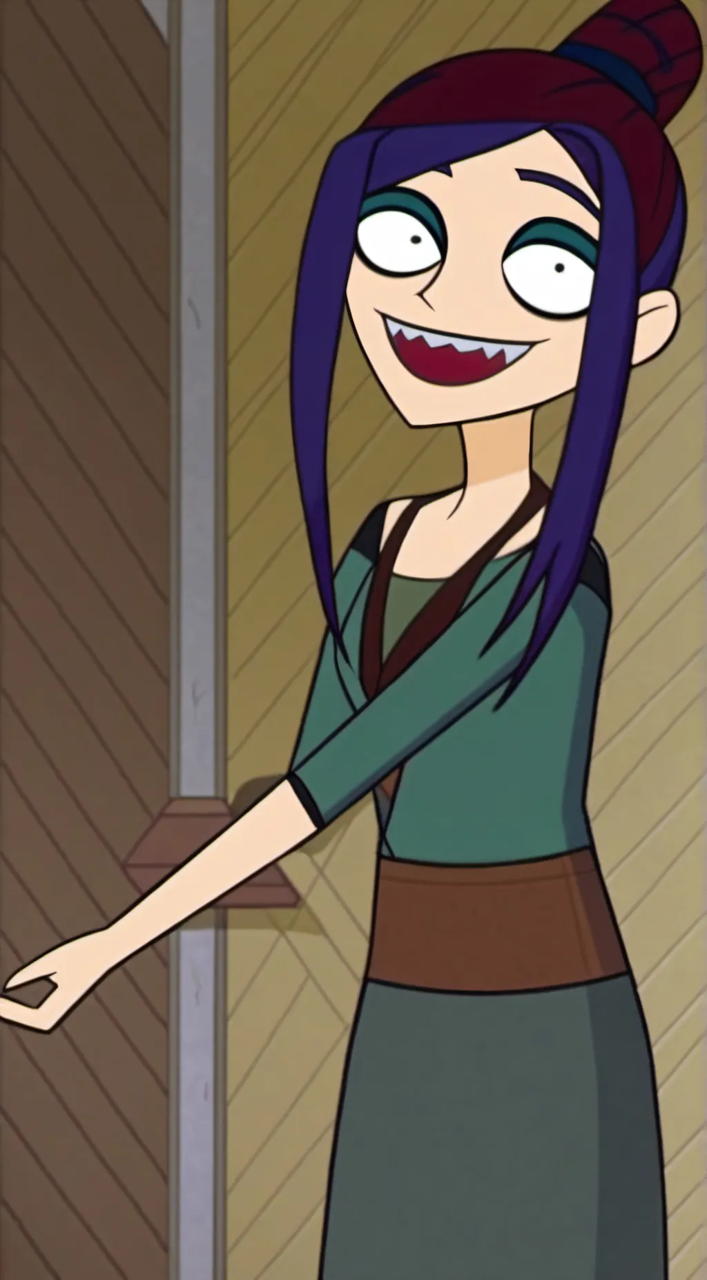 ai character: Scary Girl/Lauren background