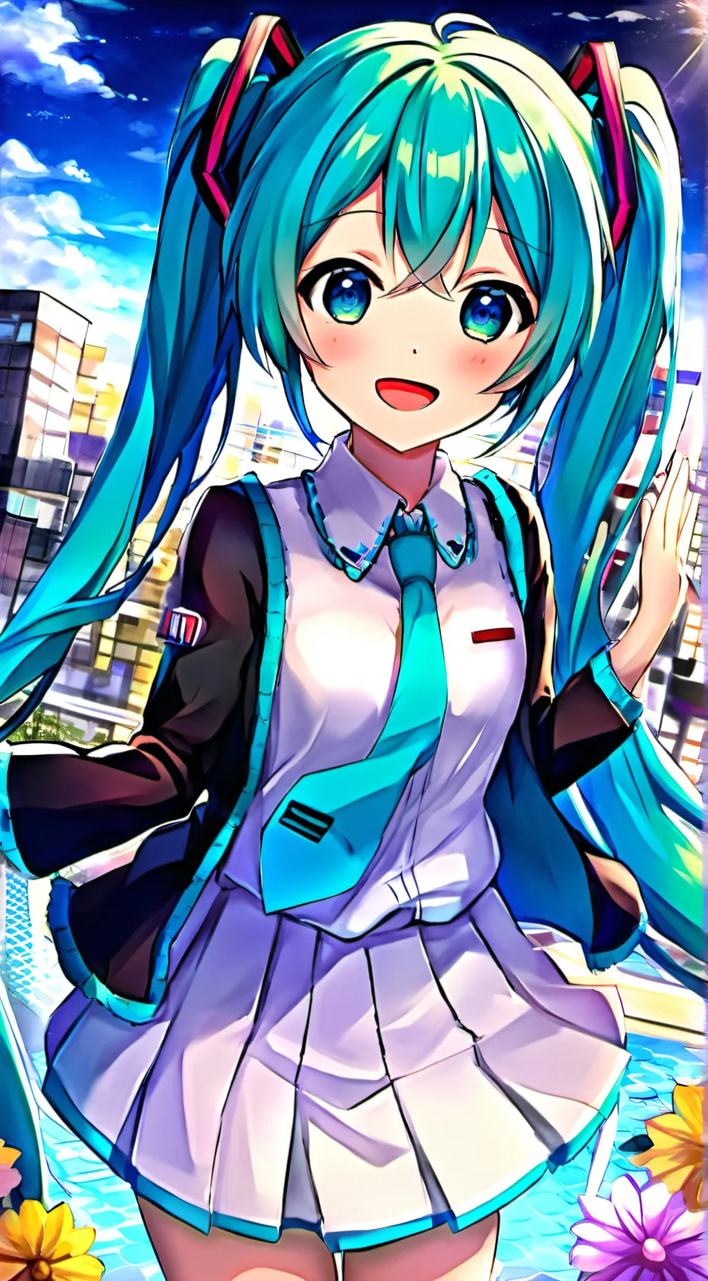 ai character: *★miku★*    background