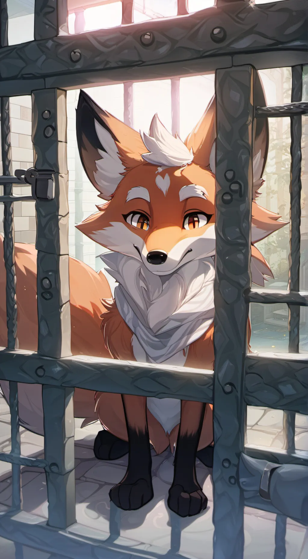 ai character: prison background