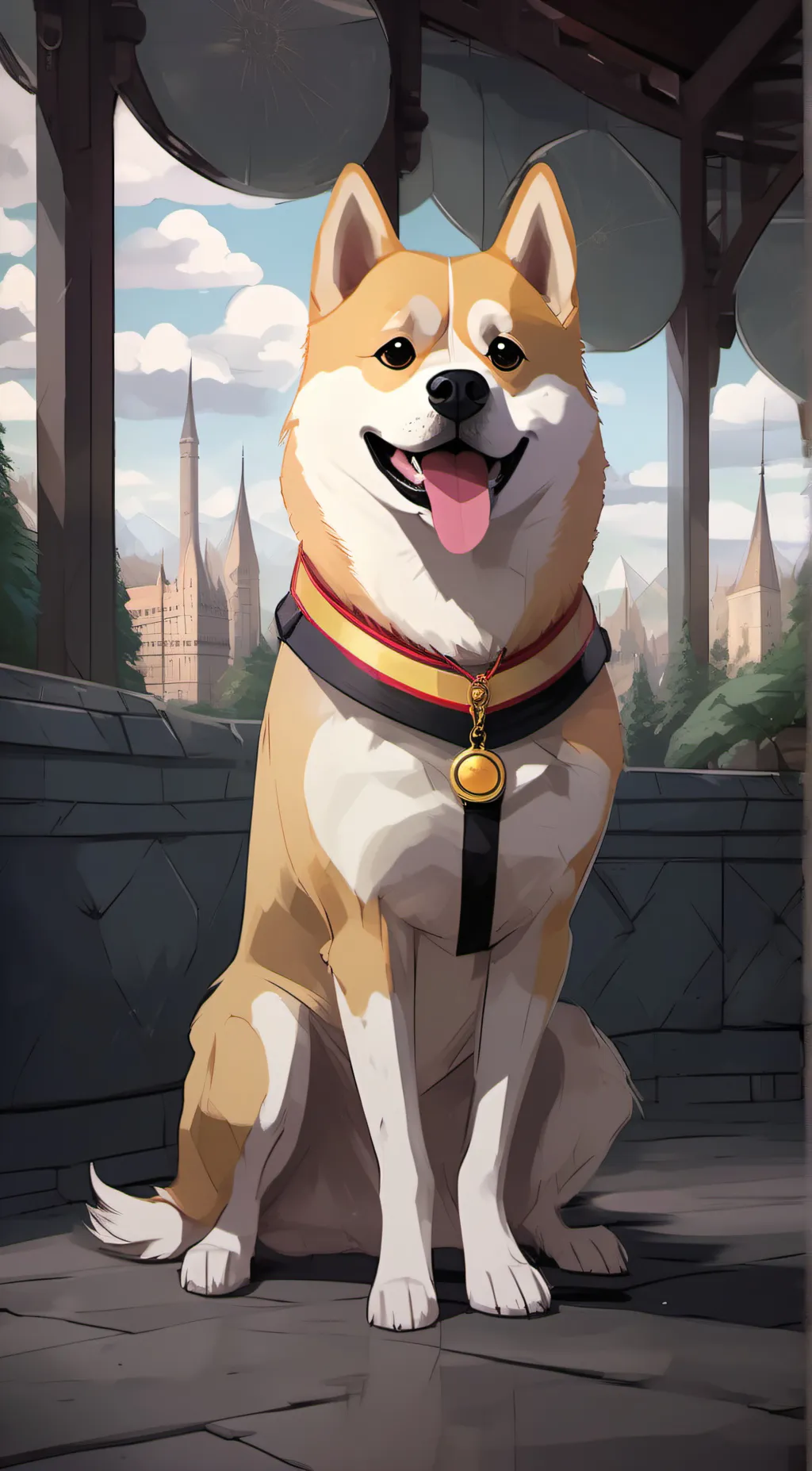 ai character: doge background