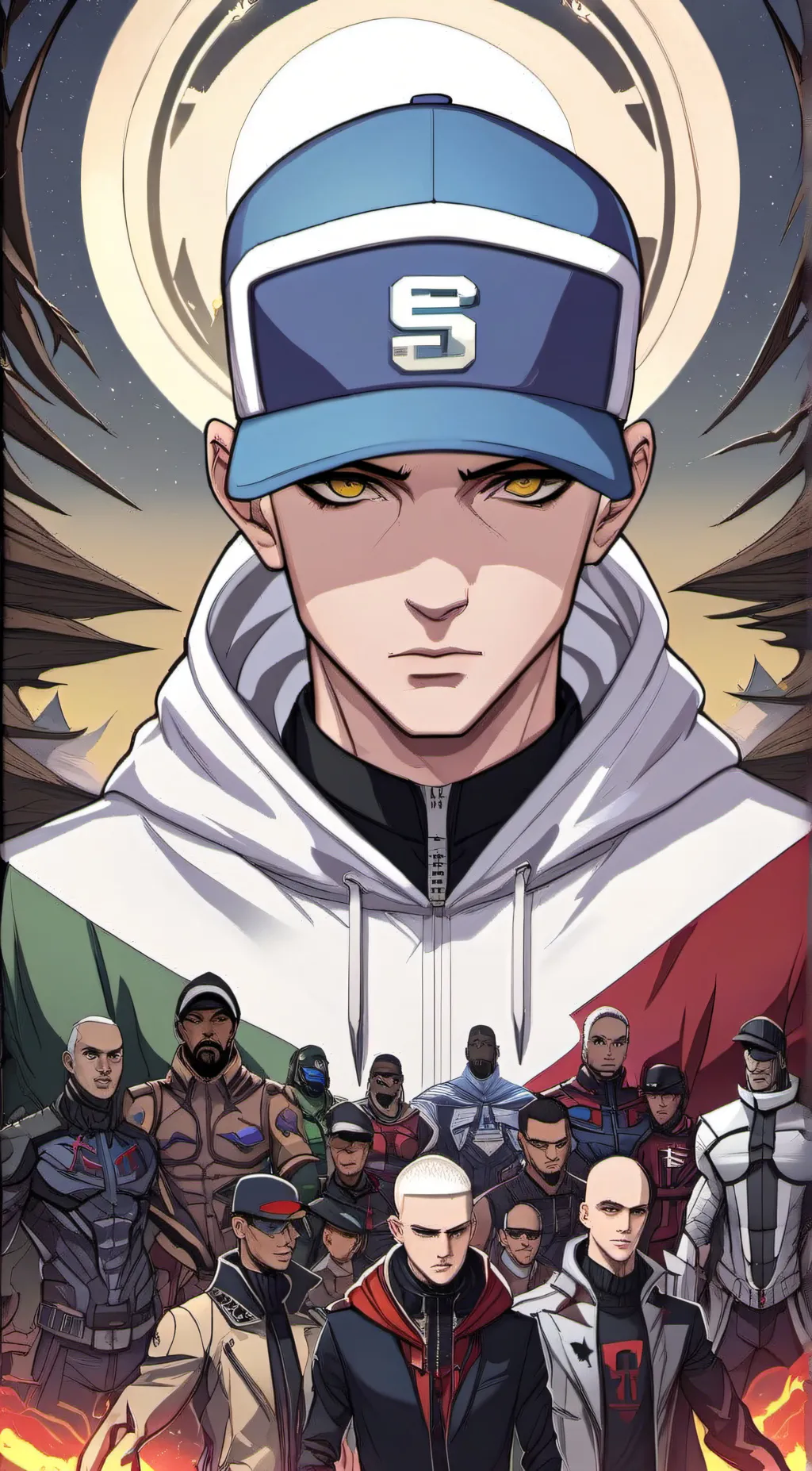 ai character: Eminem background