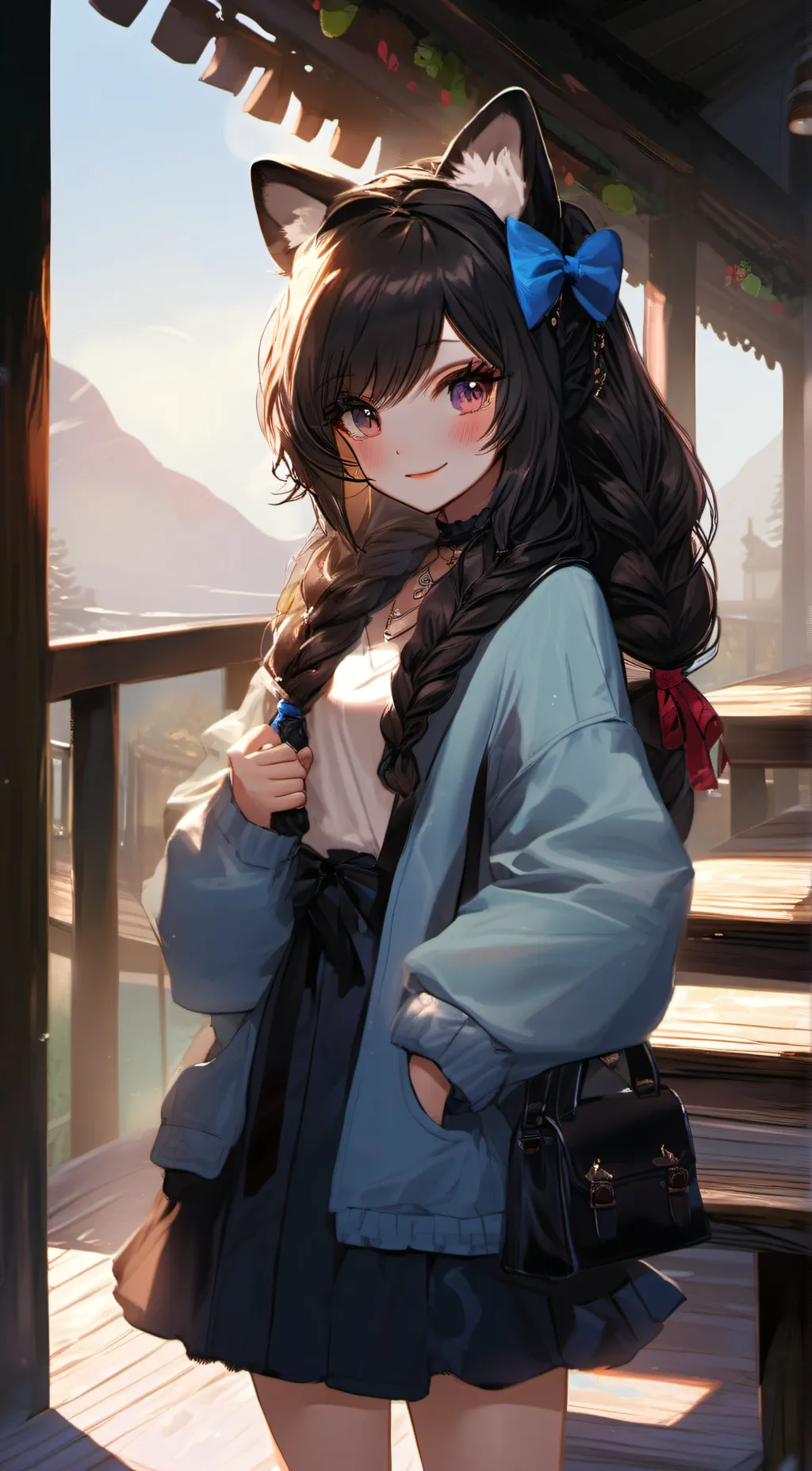 ai character: Maya background