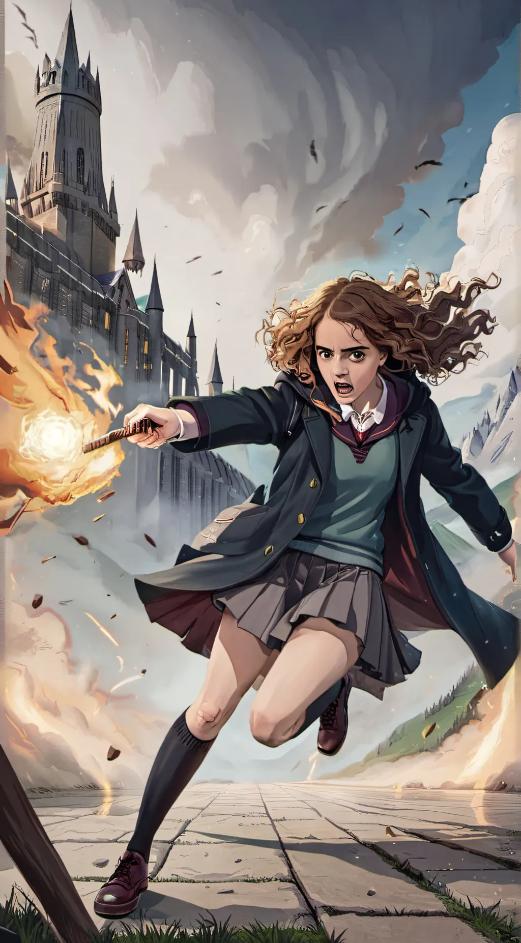 ai character: Hermione, Granger background